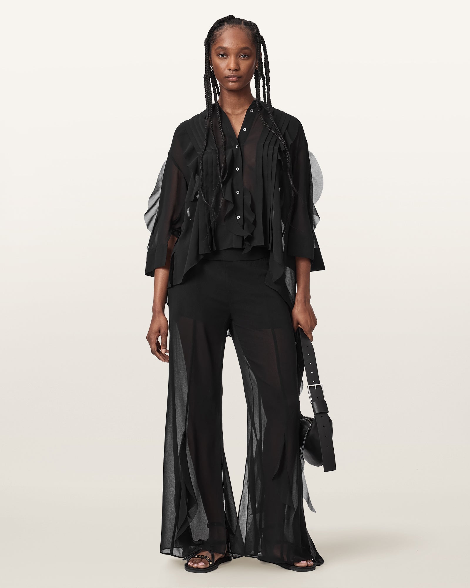 Black Color Minna Shirt from AllSaints