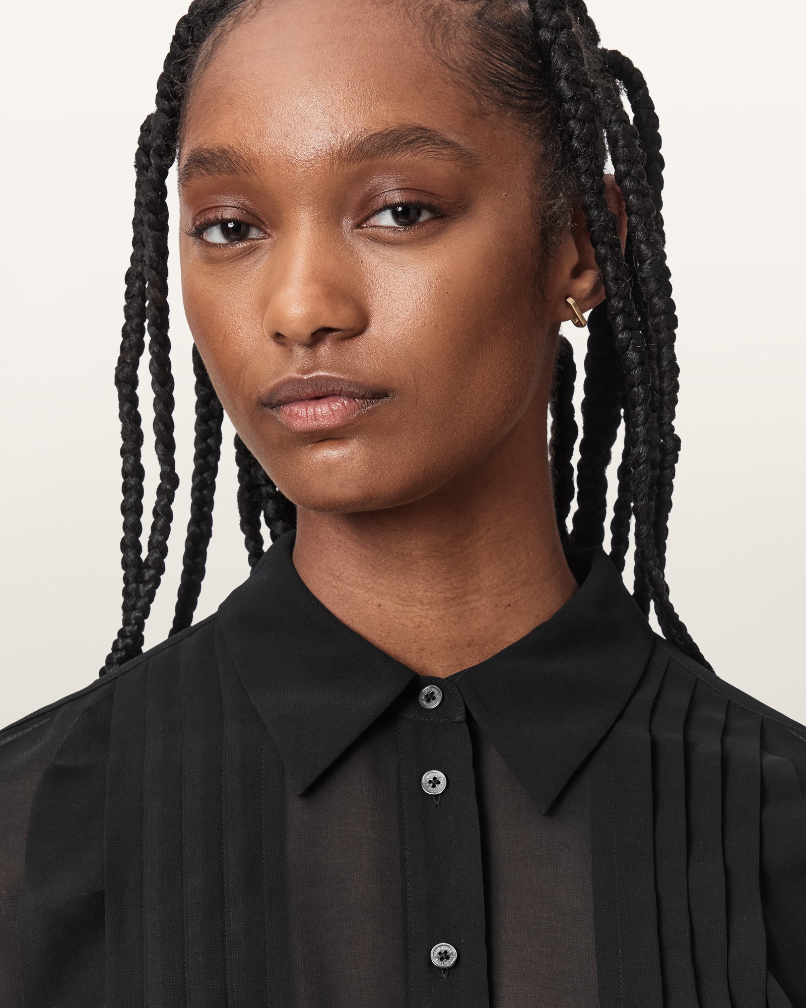 Black Color Minna Shirt from AllSaints