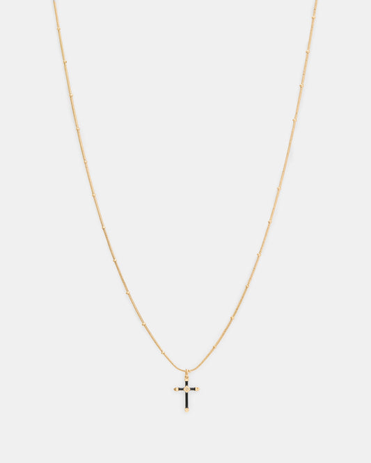 Lyra Cross Necklace