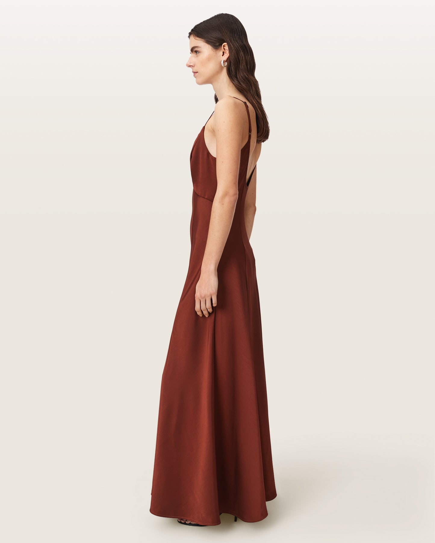 RUST BROWN Color Irina Dress from AllSaints