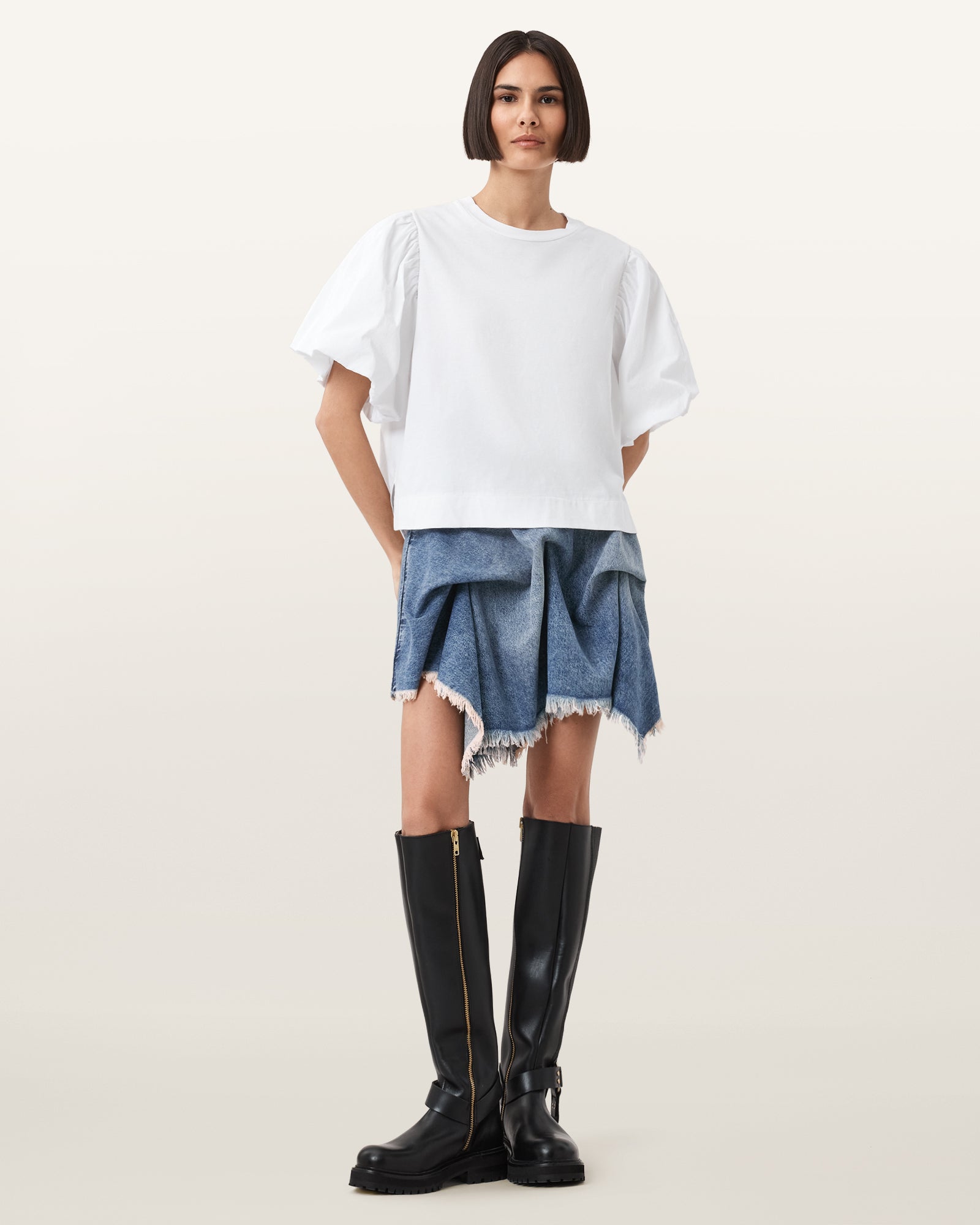 Vintage Indigo Color Crissy Denim Skirt from AllSaints
