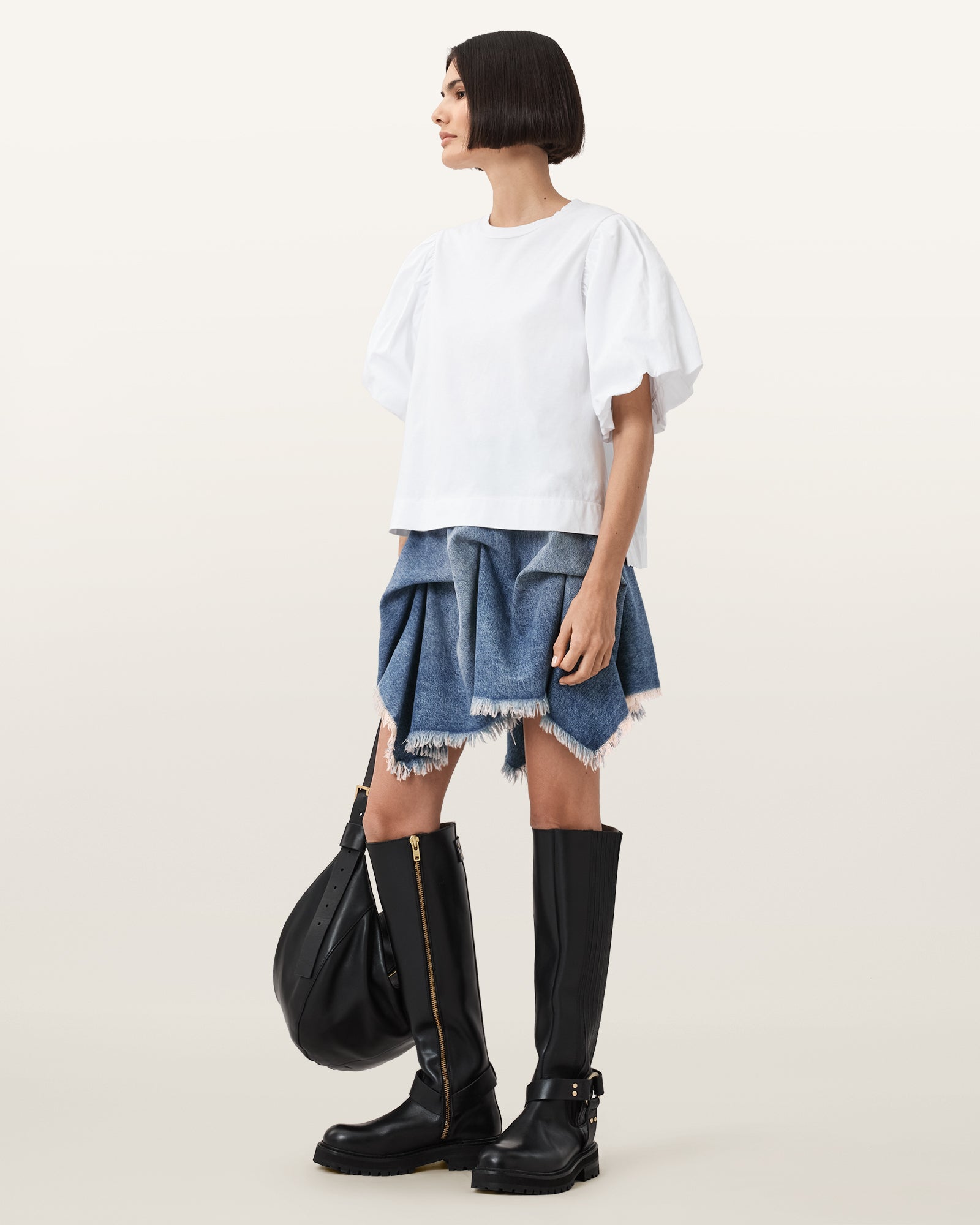 Vintage Indigo Color Crissy Denim Skirt from AllSaints