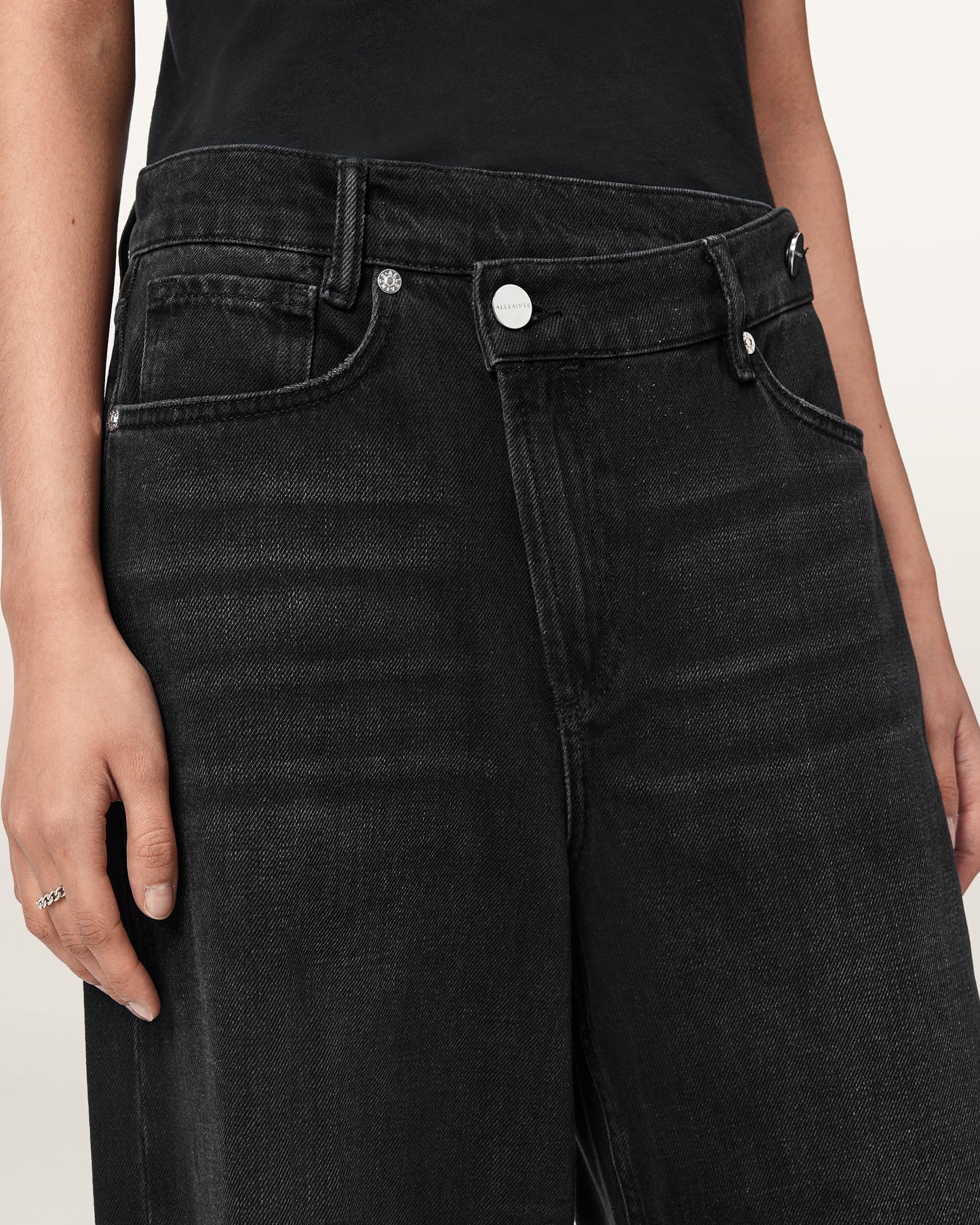 DESTROY BLACK Color Aki Crossover Jean from AllSaints