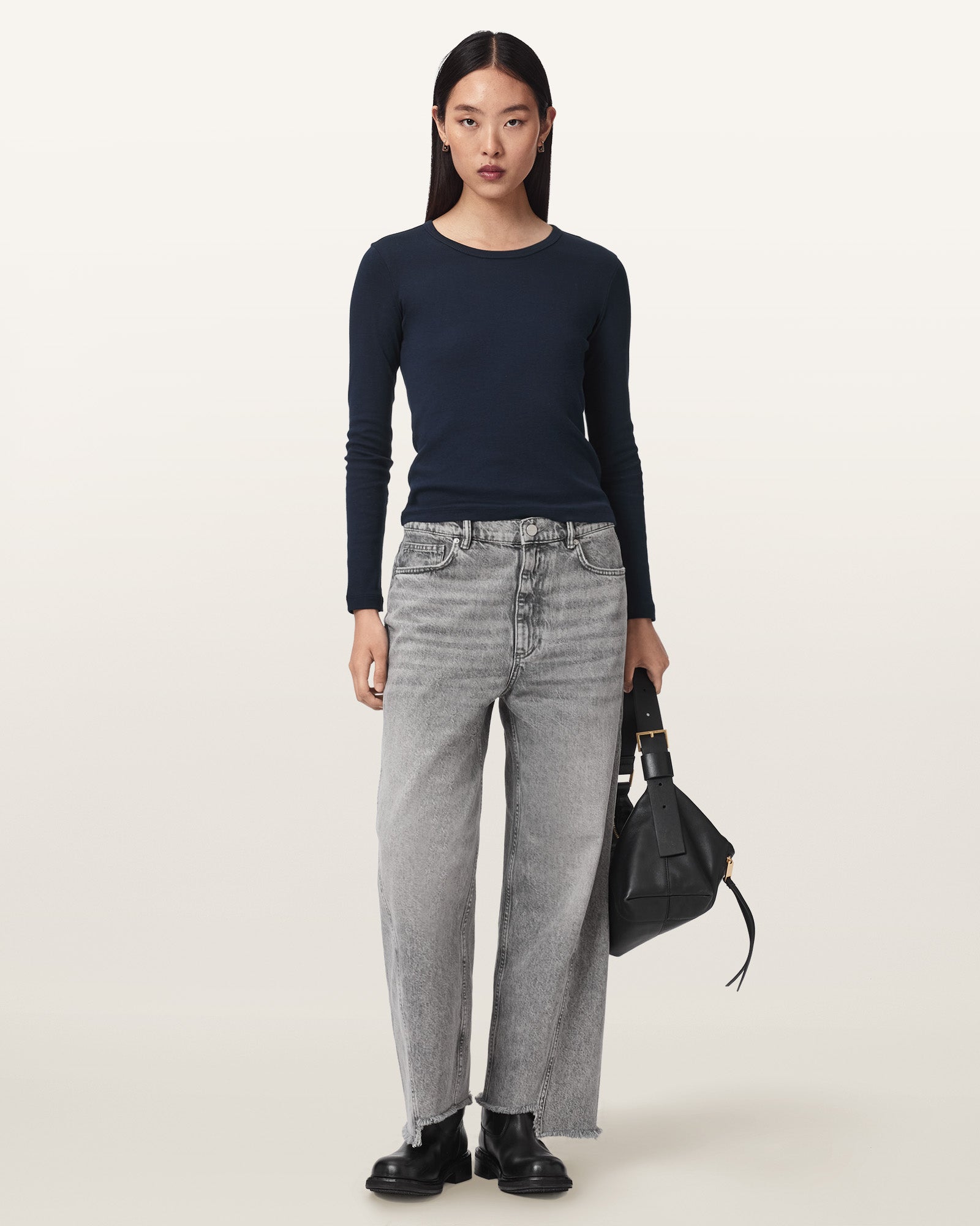 Washed Grey Color Fox Jean from AllSaints