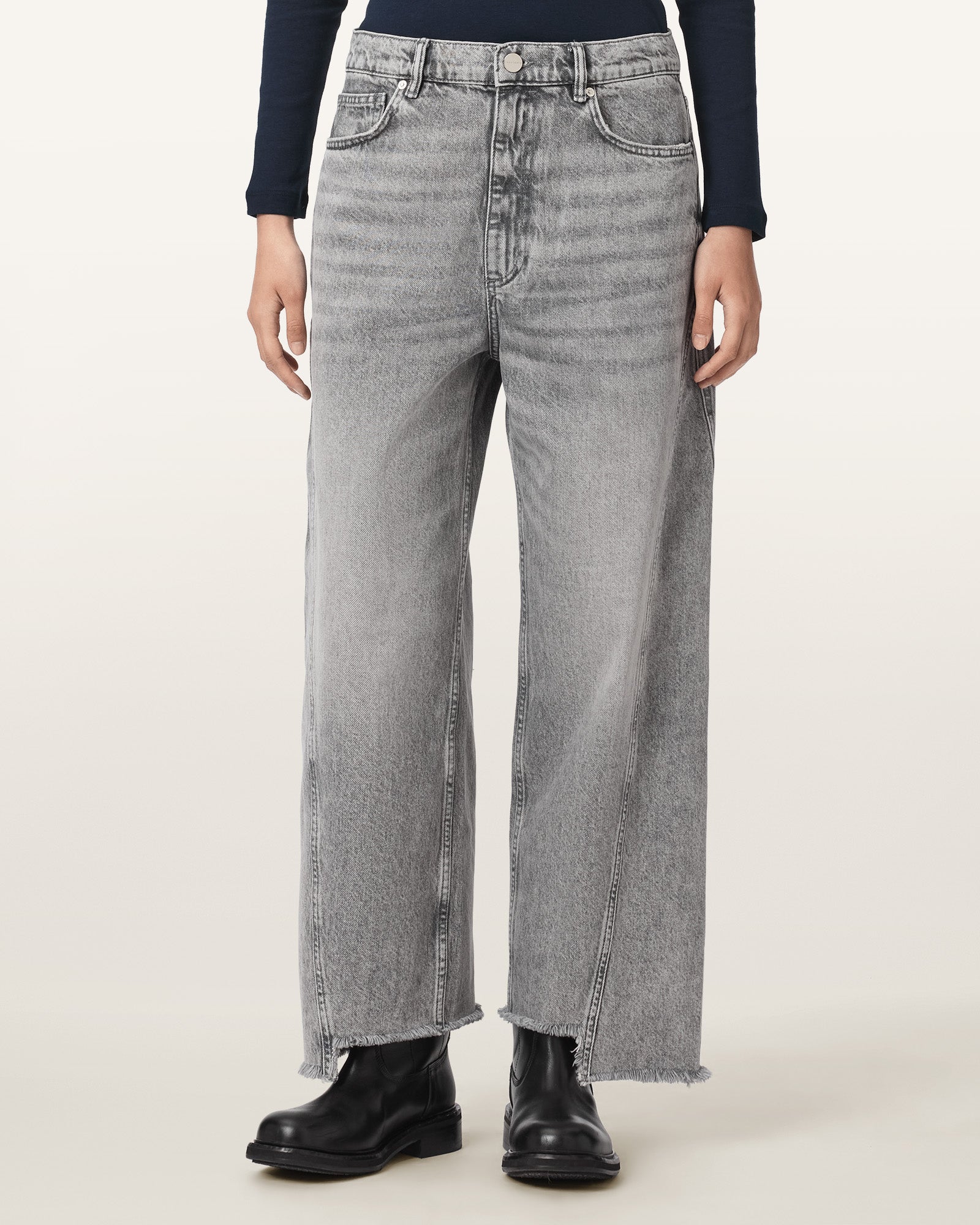 Washed Grey Color Fox Jean from AllSaints
