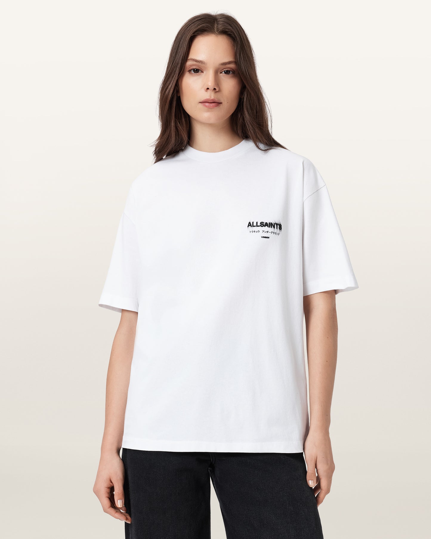 Optic White Color Speeder Etta Tee from AllSaints