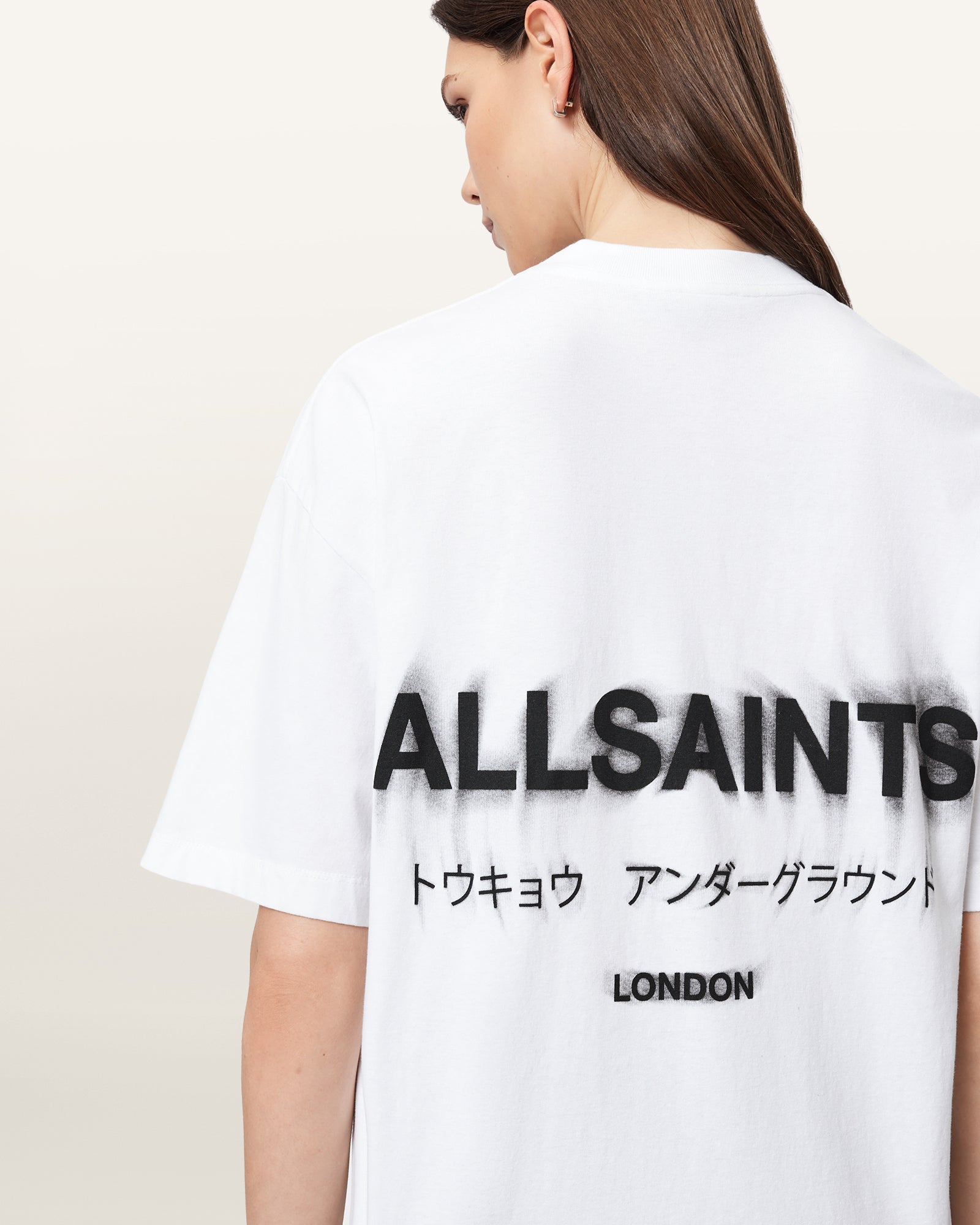 Optic White Color Speeder Etta Tee from AllSaints