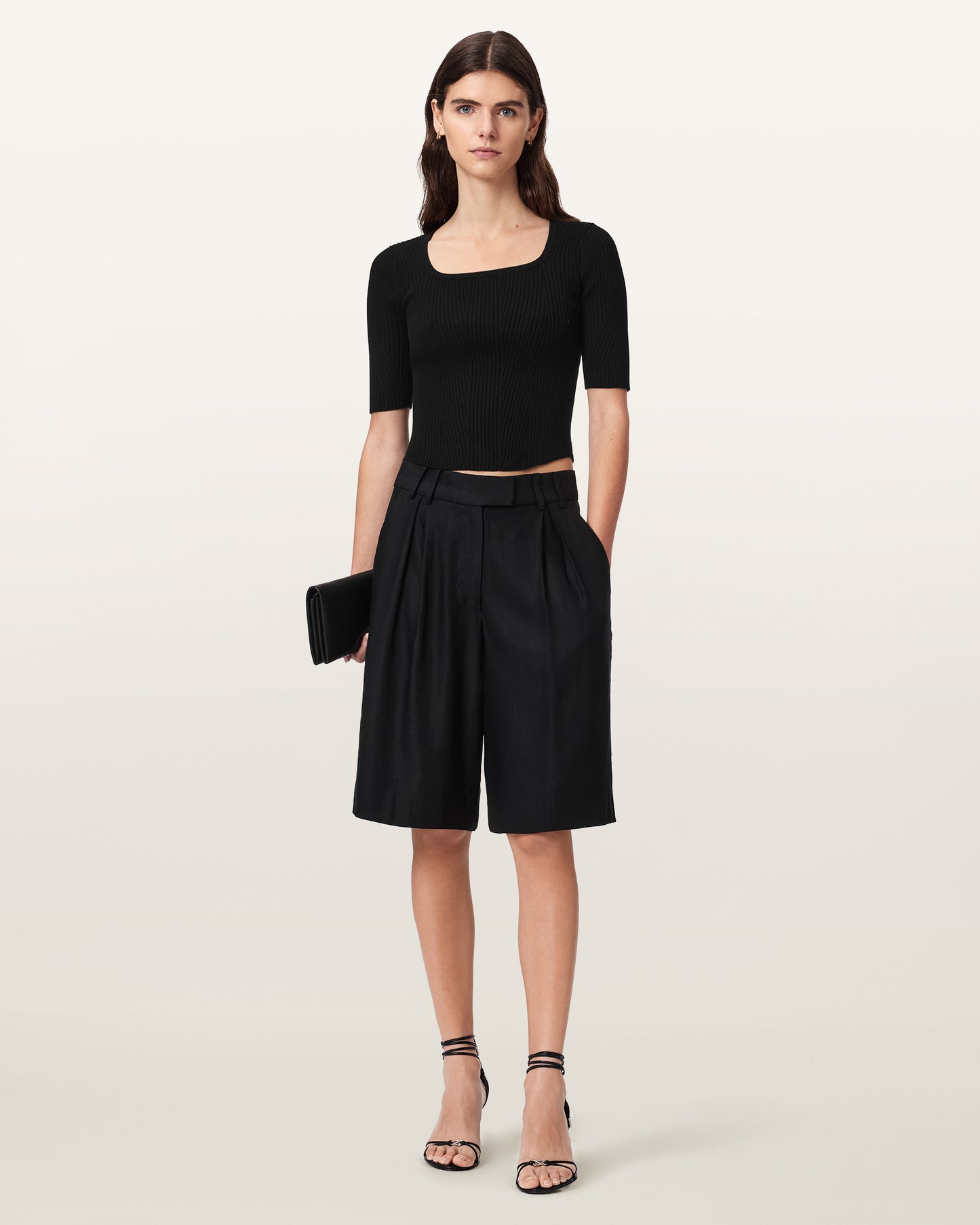 Black Color Cruz Hally Top from AllSaints