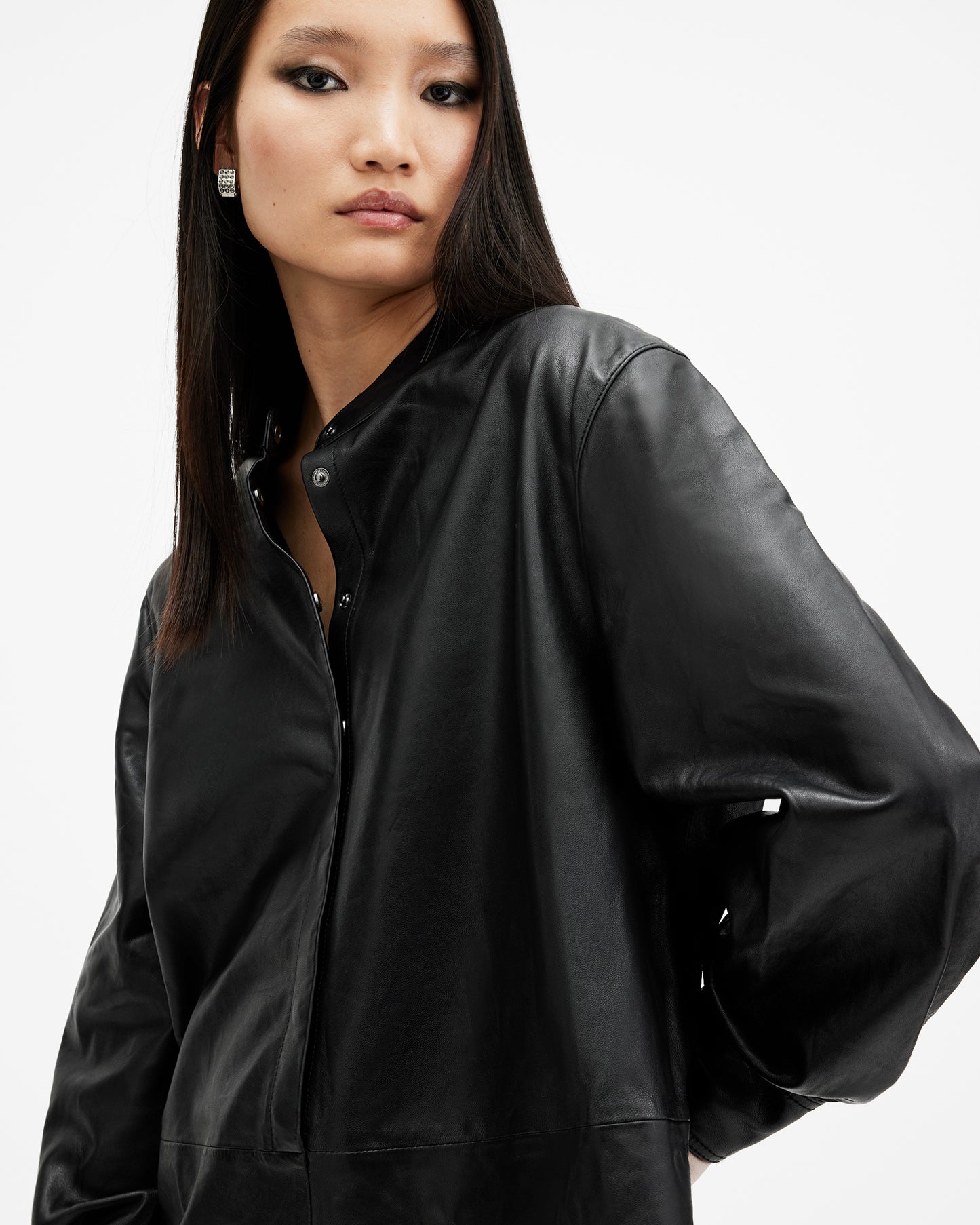 Sara Leather Shirt