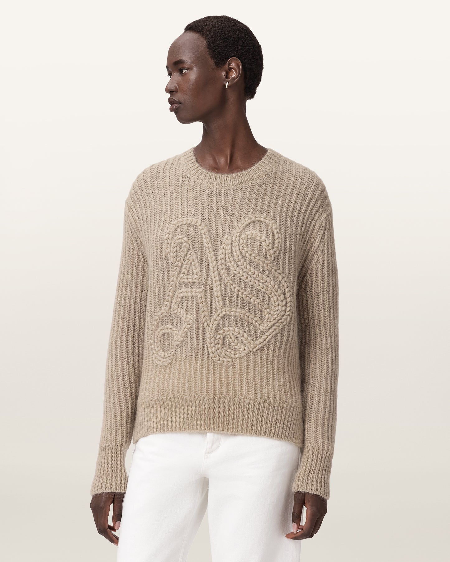 BARLEY WHITE Color Chain AS Jumper from AllSaints
