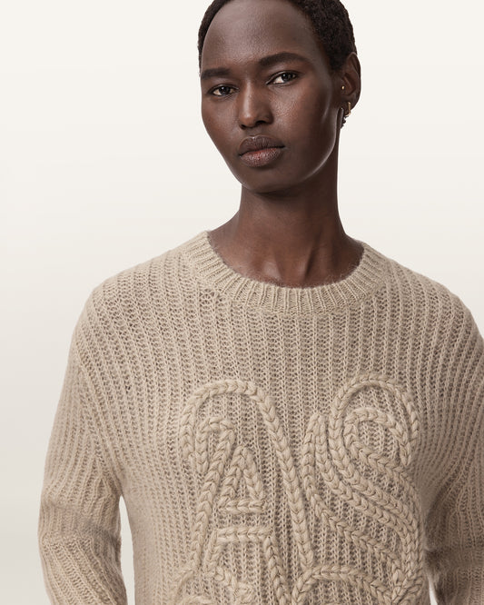 BARLEY WHITE Color Chain AS Jumper from AllSaints