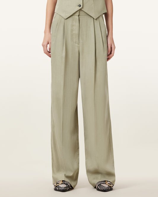 SAGE GREEN Color Averie Ten Trouser from AllSaints