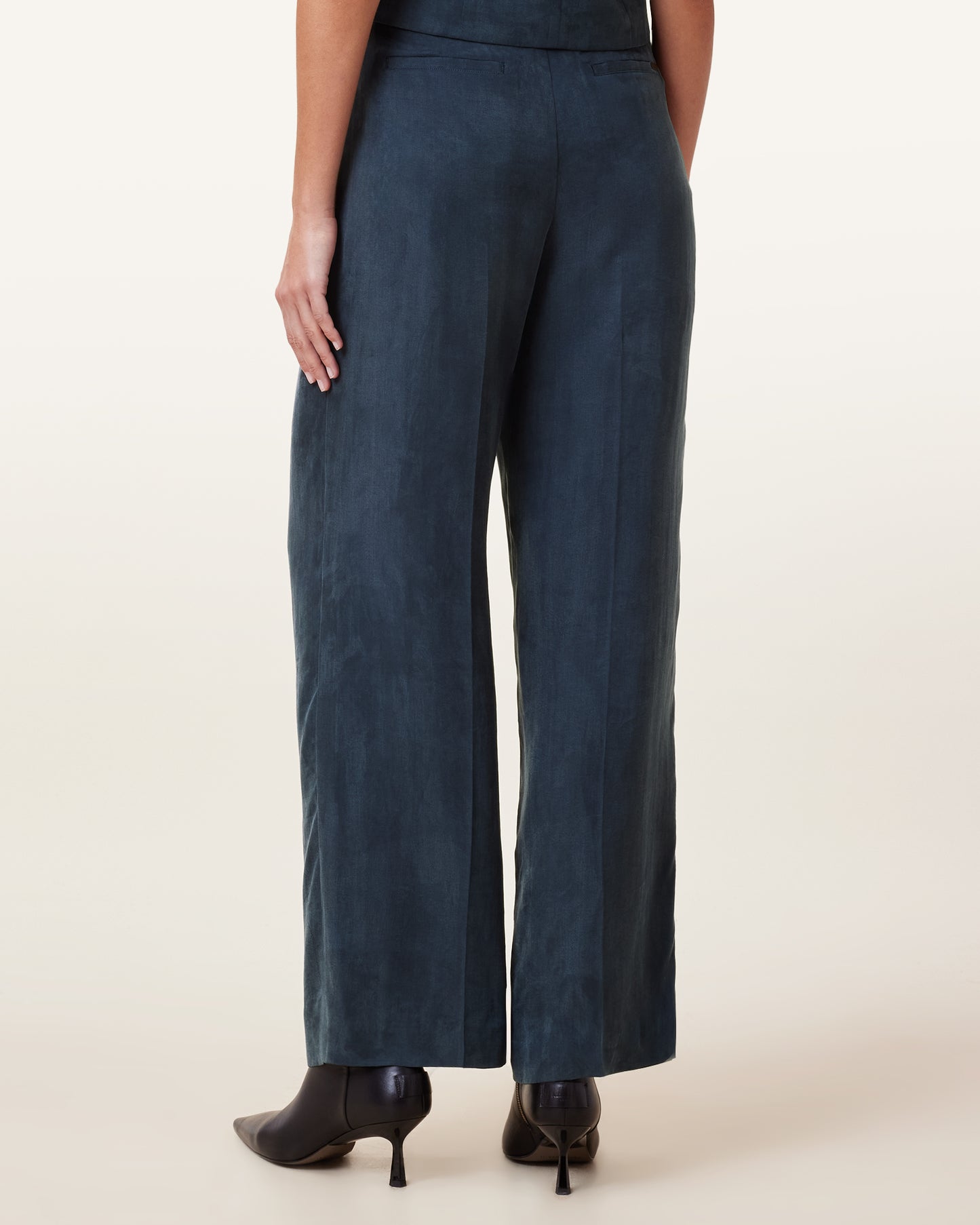 BLUEBERRY BLUE Color Averie Ten Trouser from AllSaints