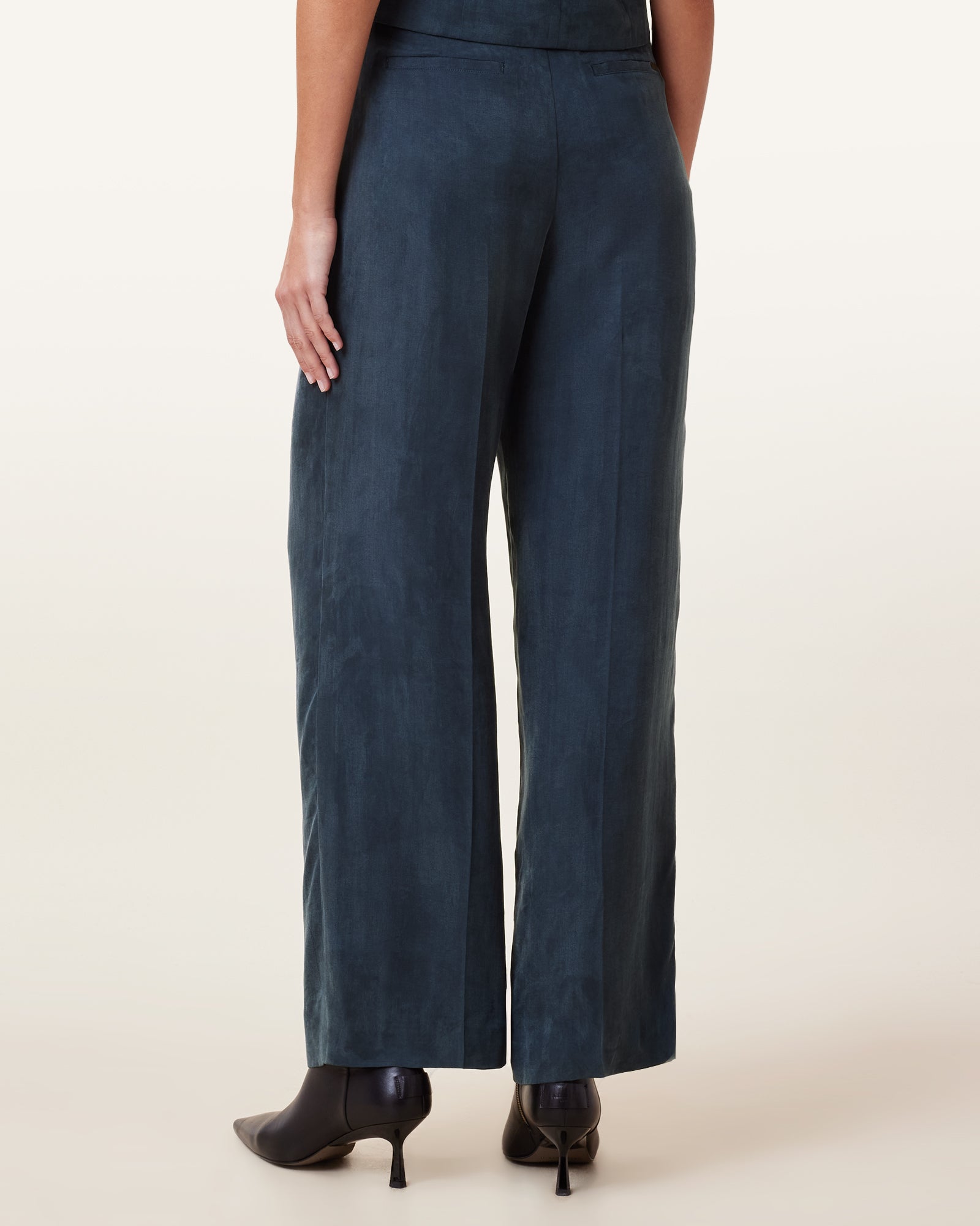 BLUEBERRY BLUE Color Averie Ten Trouser from AllSaints