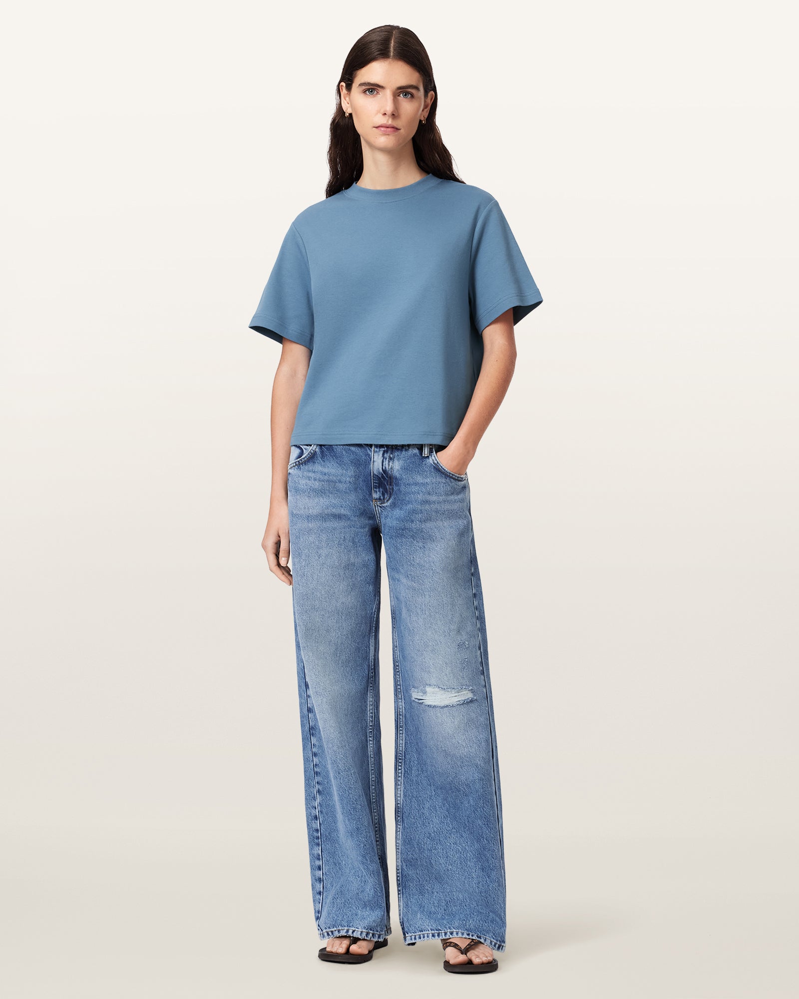 DESTROY INDIGO Color Tia Jean from AllSaints