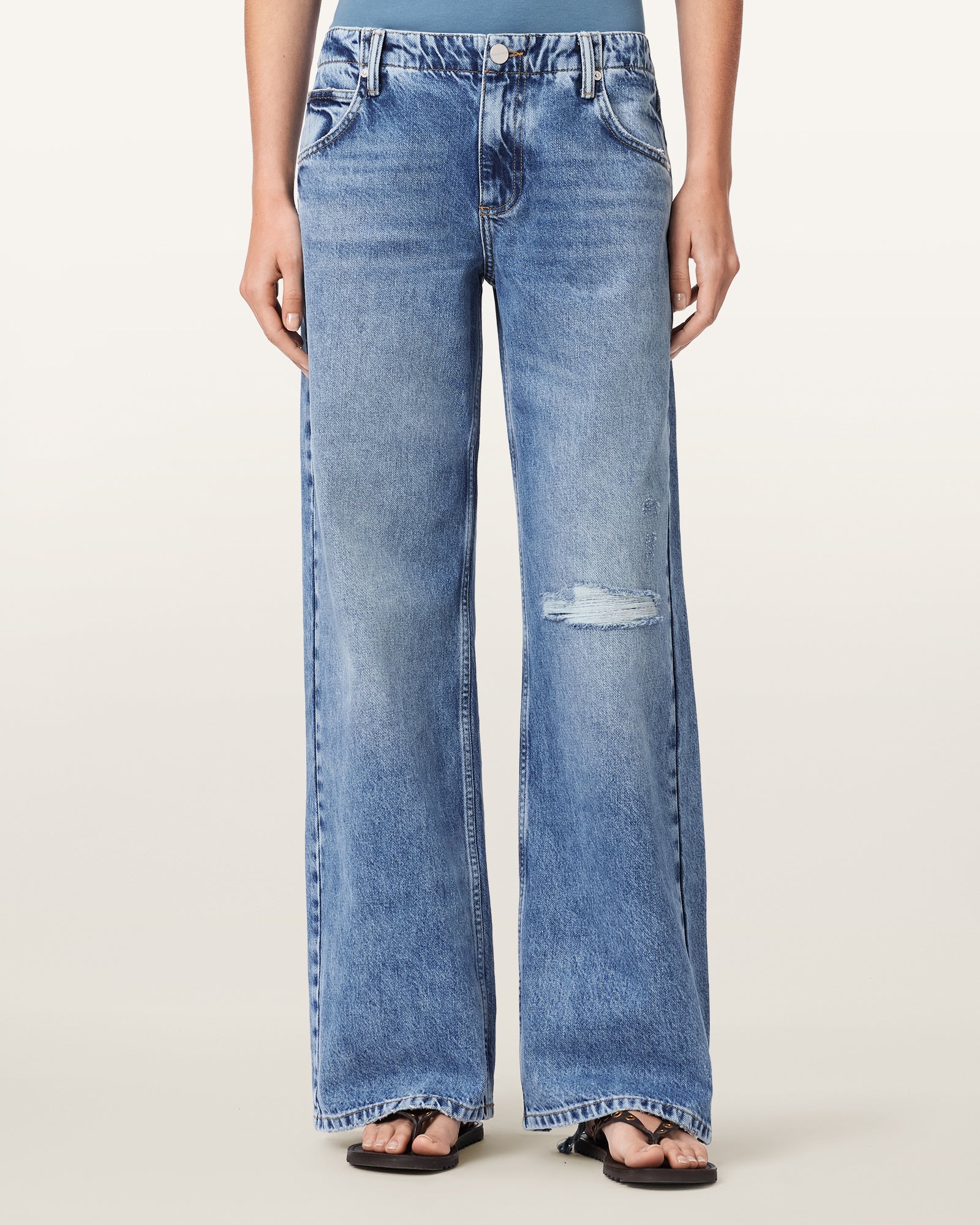 DESTROY INDIGO Color Tia Jean from AllSaints