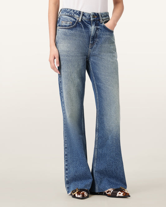 Vintage Indigo Color Ember Flare Jean from AllSaints