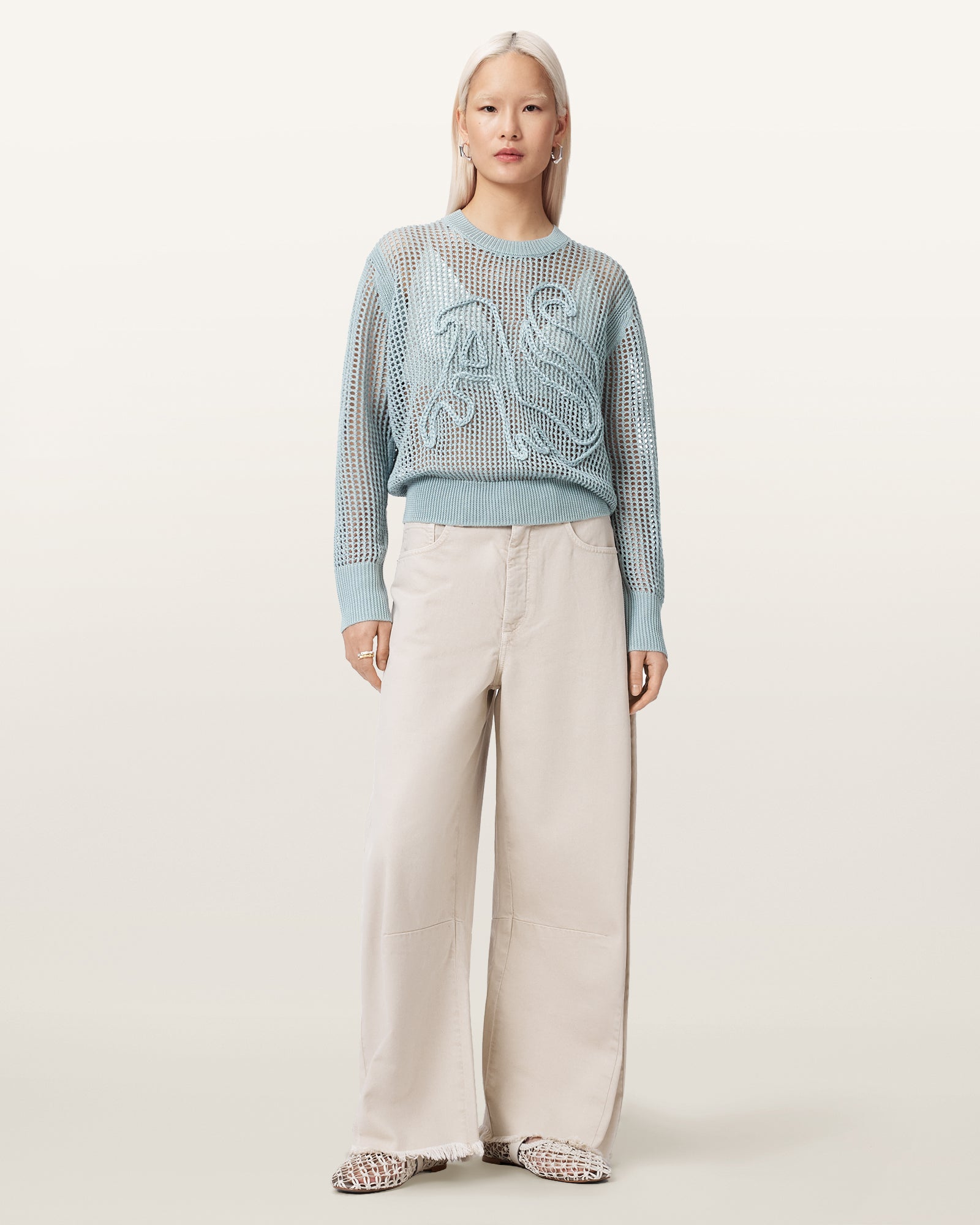 QUARRY BLUE Color Raelyn Jumper from AllSaints