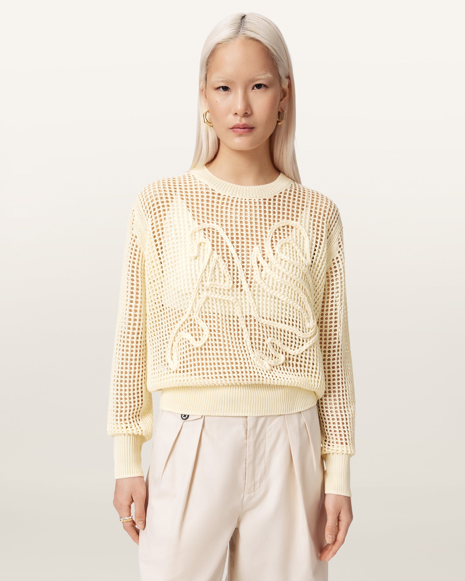 ANTIQUE WHITE Color Raelyn Jumper from AllSaints