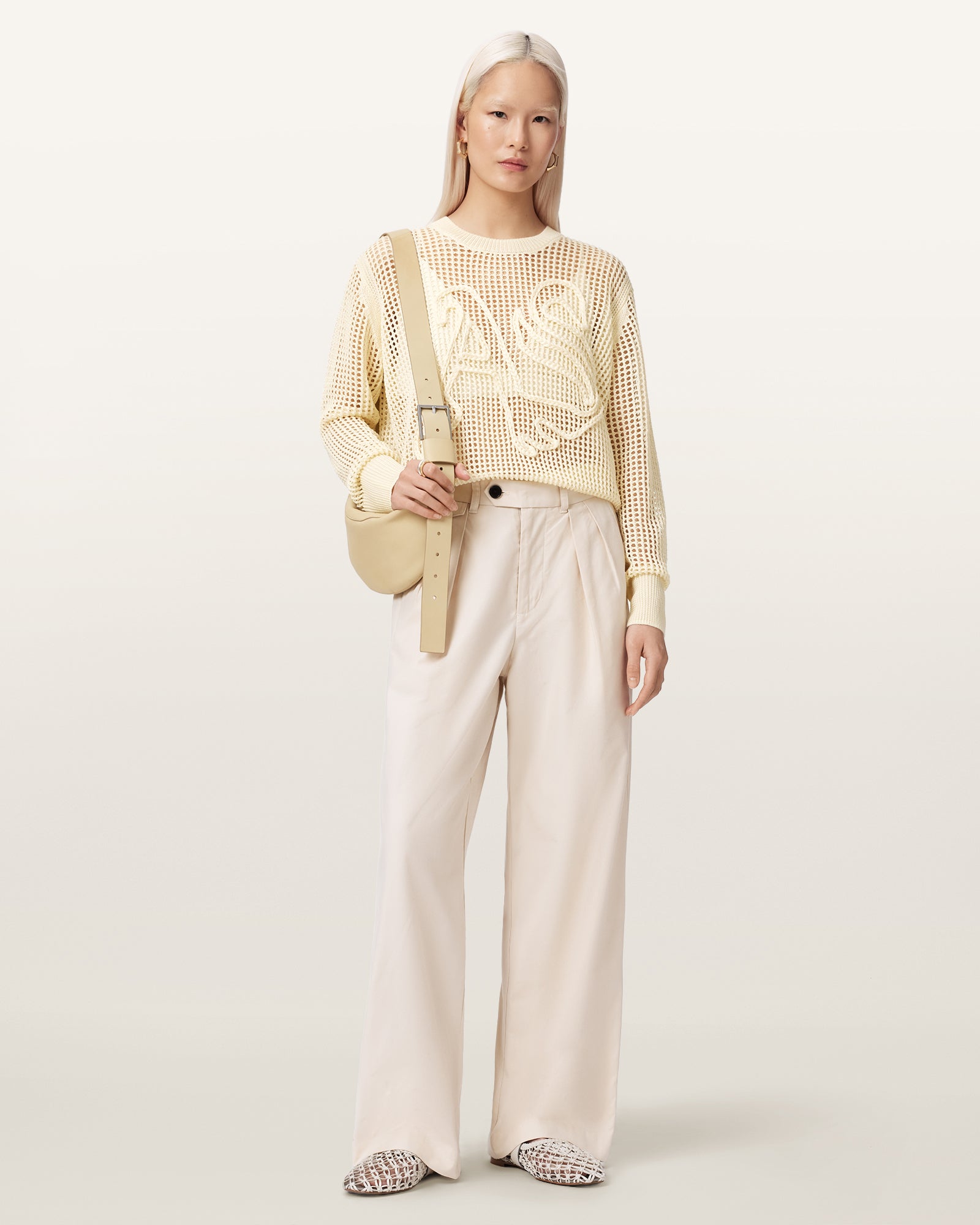 ANTIQUE WHITE Color Raelyn Jumper from AllSaints
