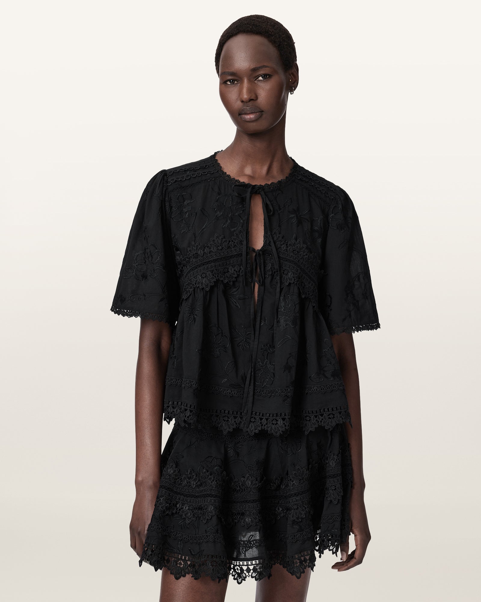 Black Color Lillith Top from AllSaints