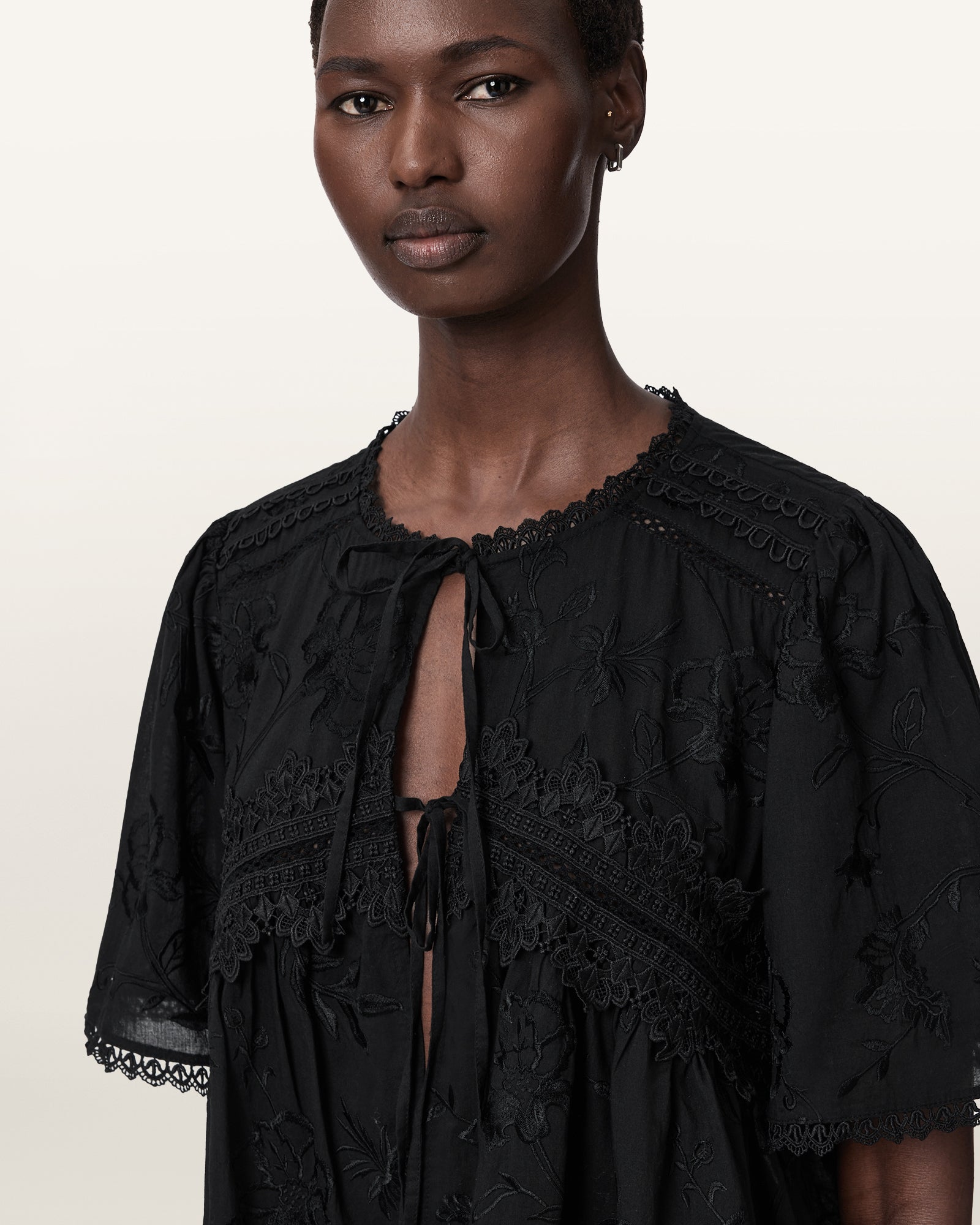 Black Color Lillith Top from AllSaints