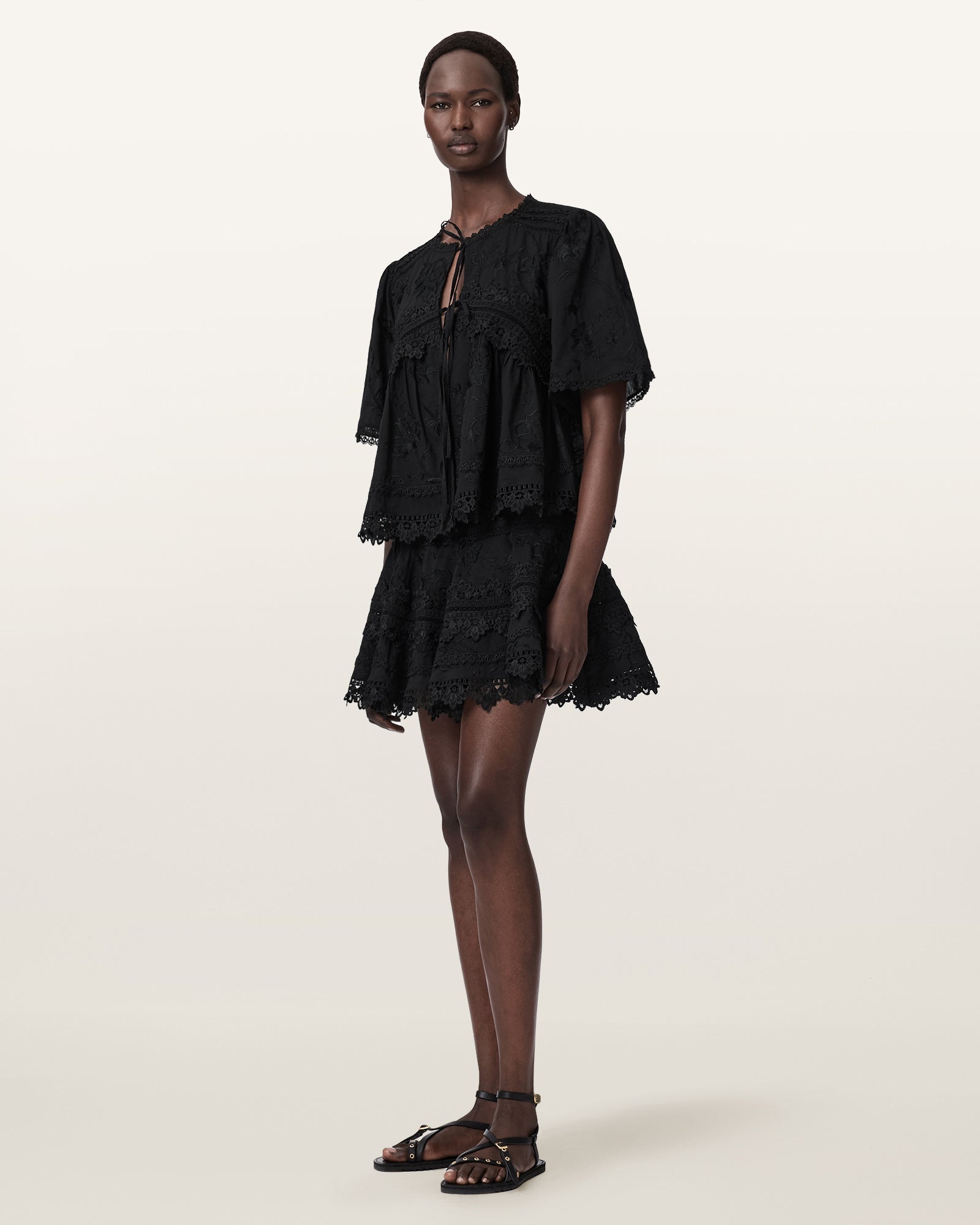 Black Color Lillith Top from AllSaints