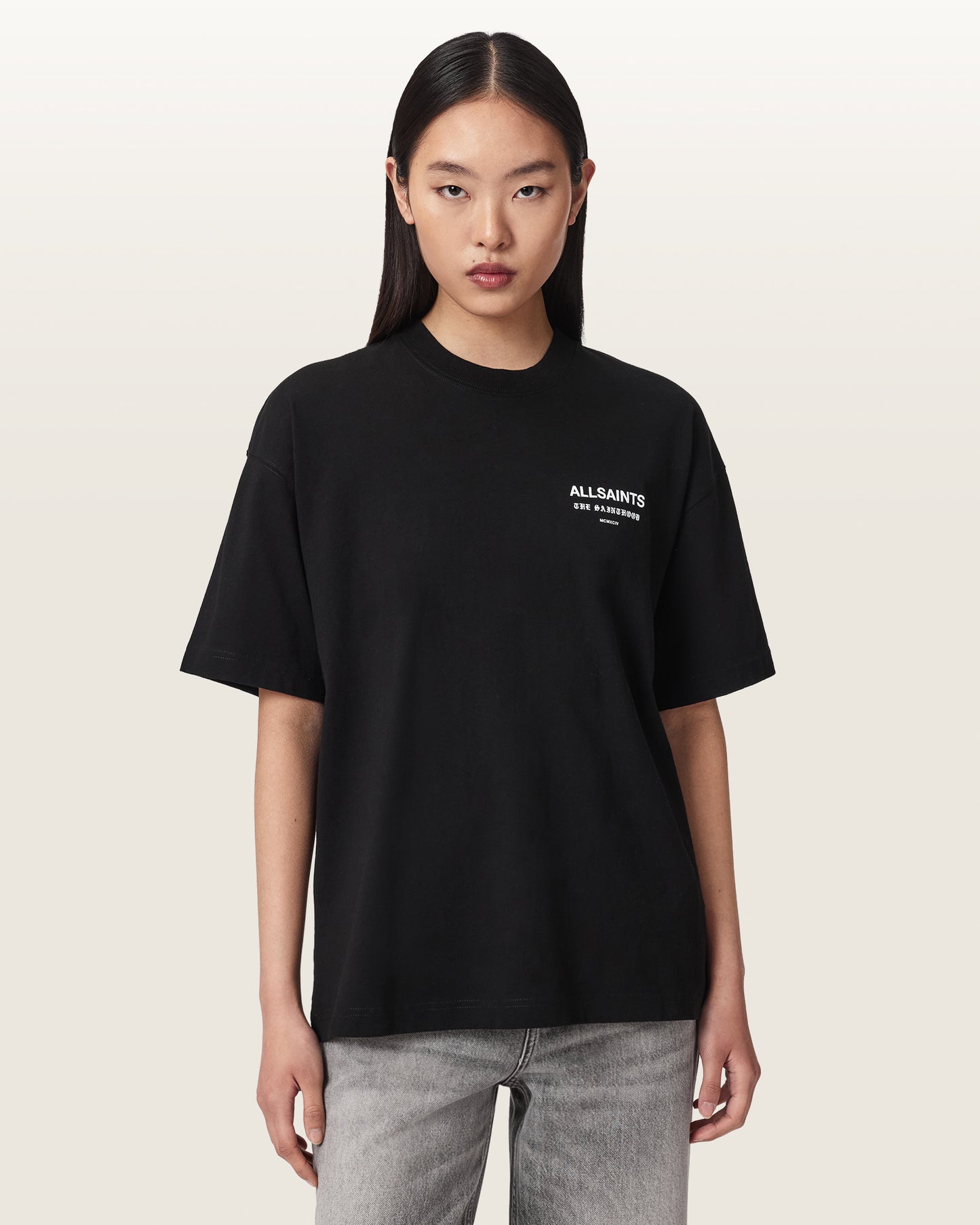 Black Color Eliana Etta Tee from AllSaints