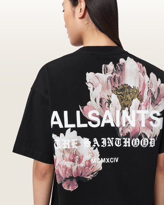 Black Color Eliana Etta Tee from AllSaints