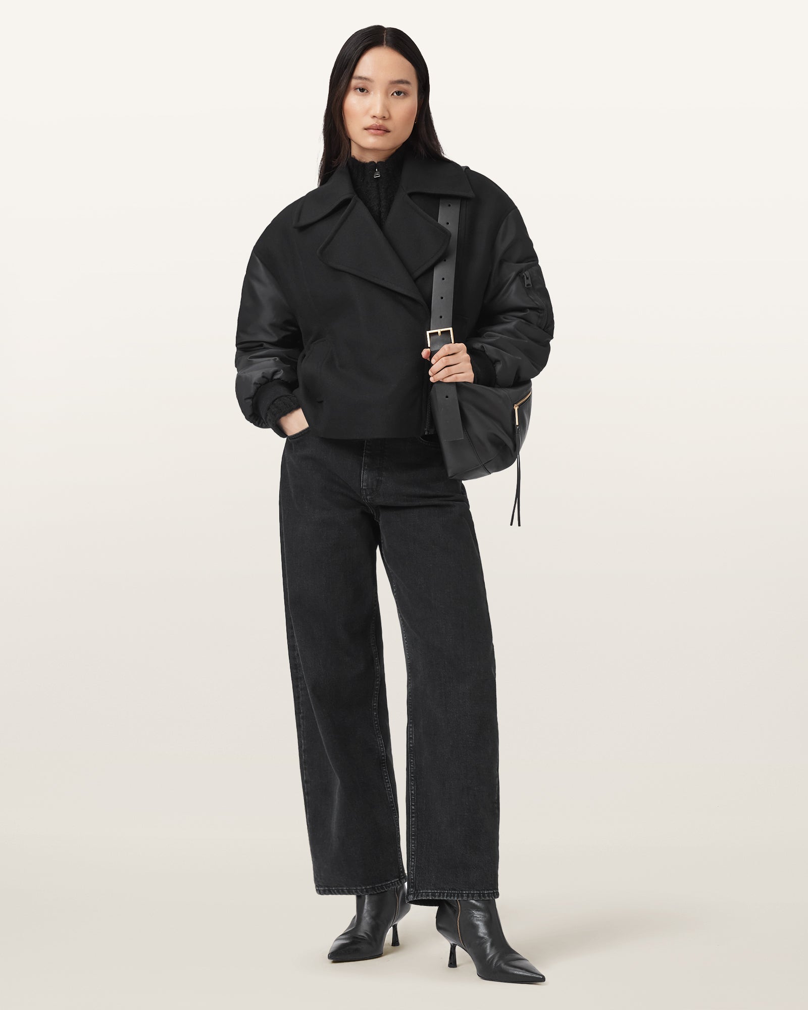 Black Color Orla Jacket from AllSaints