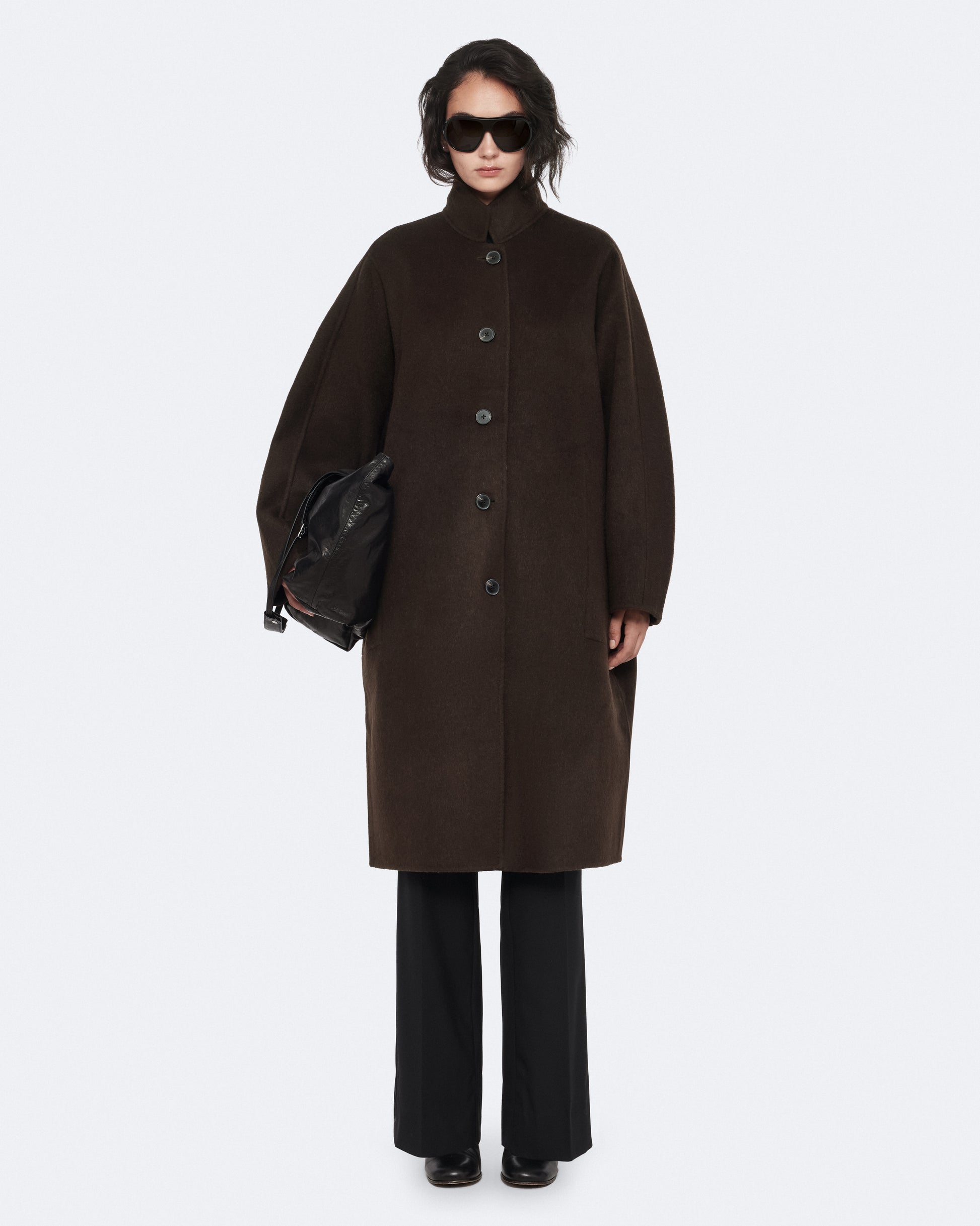 ESPRESSO BROWN Color Effie Coat from AllSaints