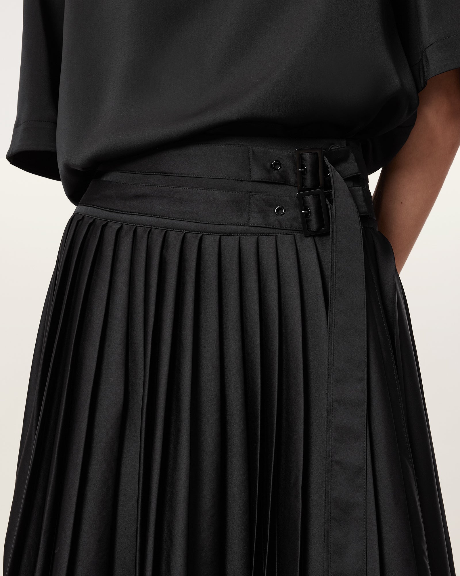 Black Color Kat Skirt from AllSaints