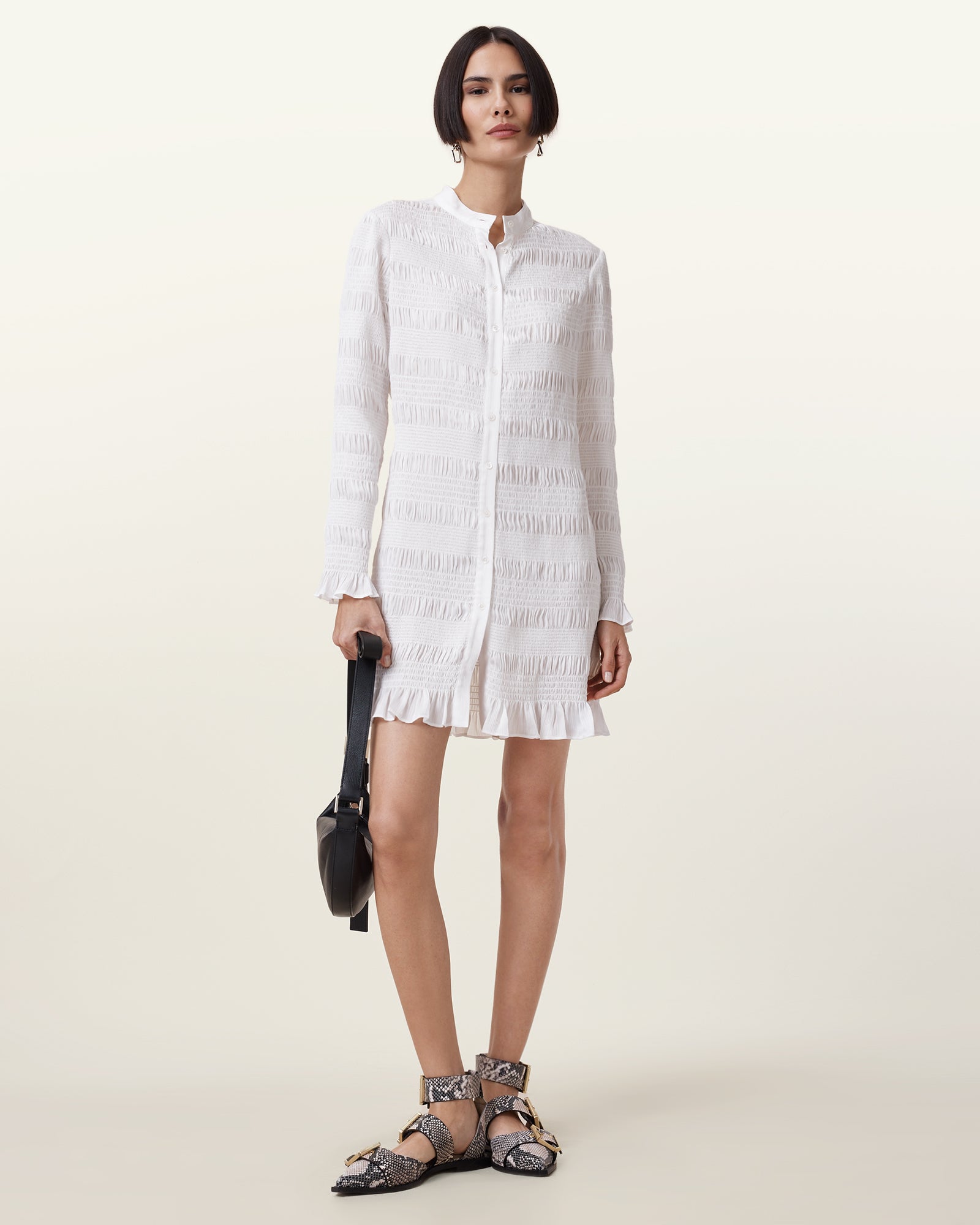 White Color Meg Mini Dress from AllSaints