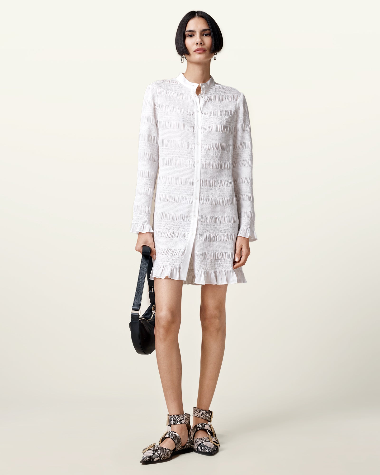 White Color Meg Mini Dress from AllSaints