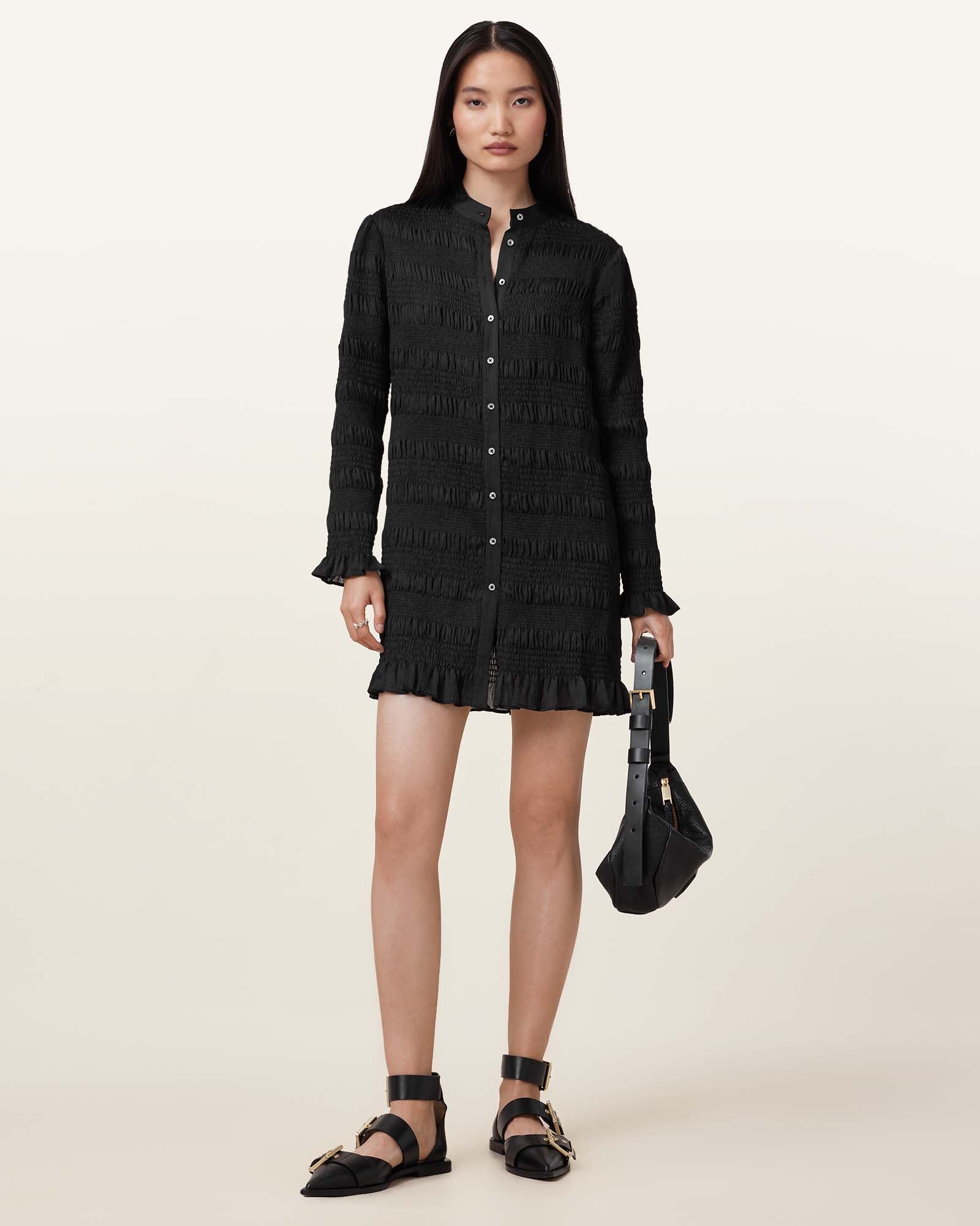 Black Color Meg Mini Dress from AllSaints