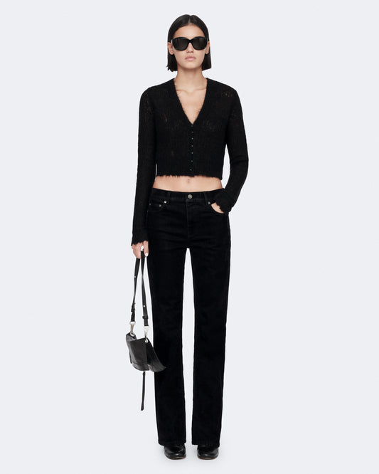 Black Color Mabel Crop Cardigan from AllSaints