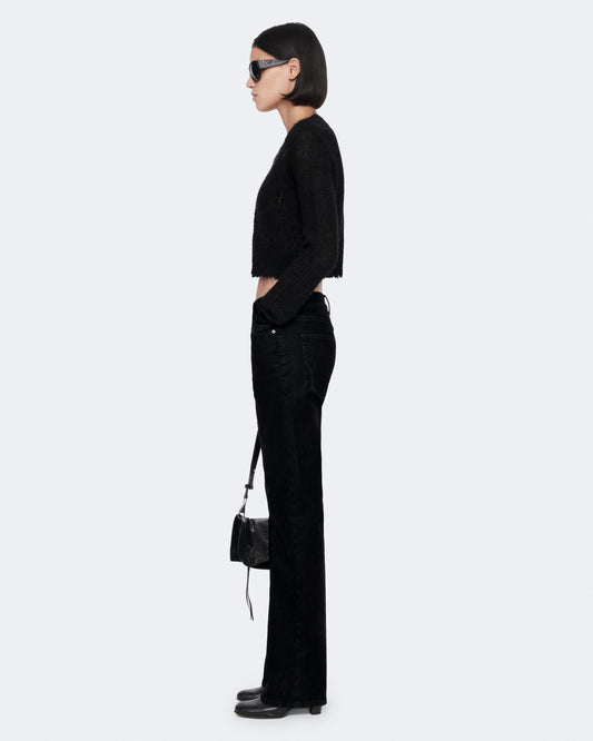Black Color Mabel Crop Cardigan from AllSaints