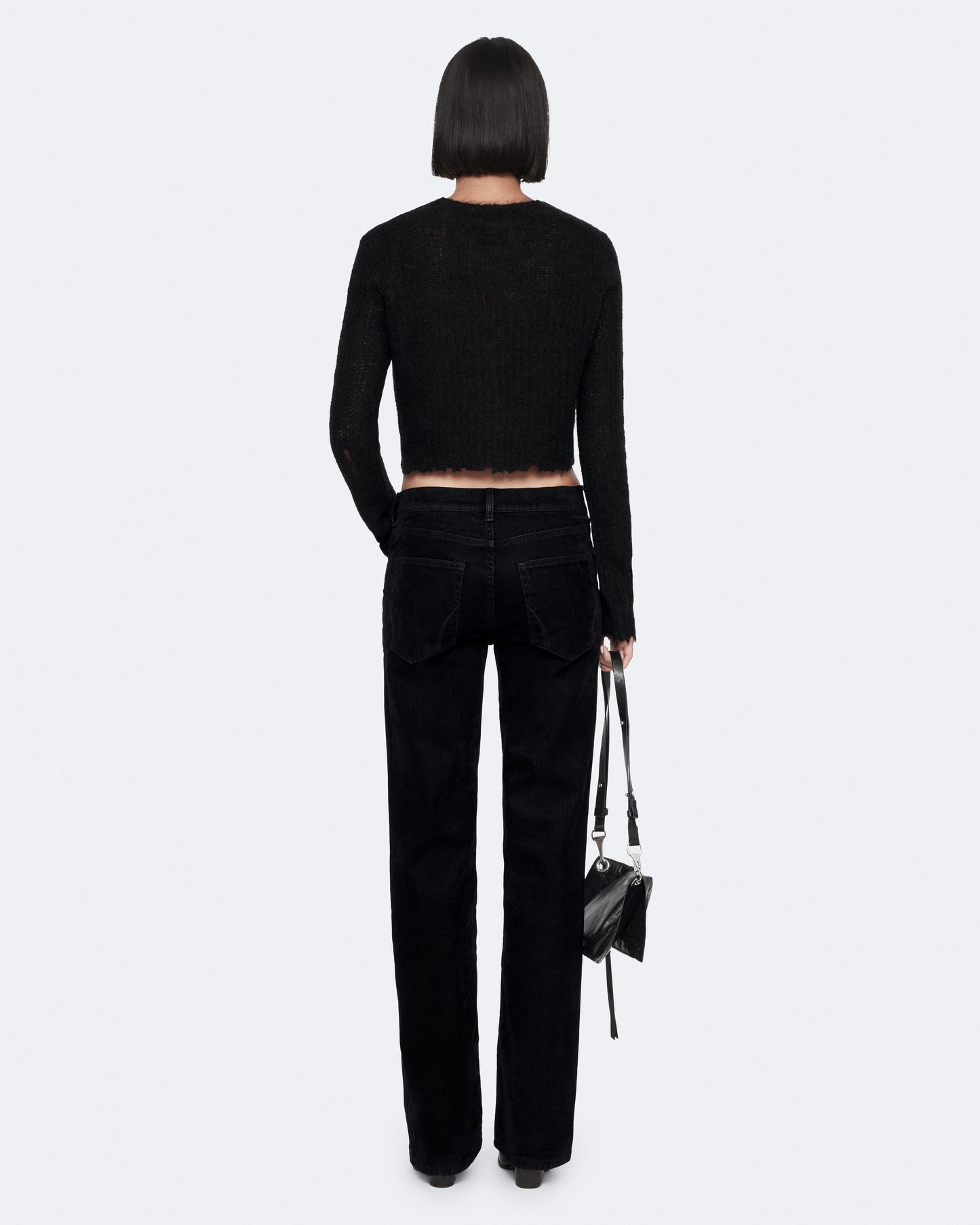 Black Color Mabel Crop Cardigan from AllSaints