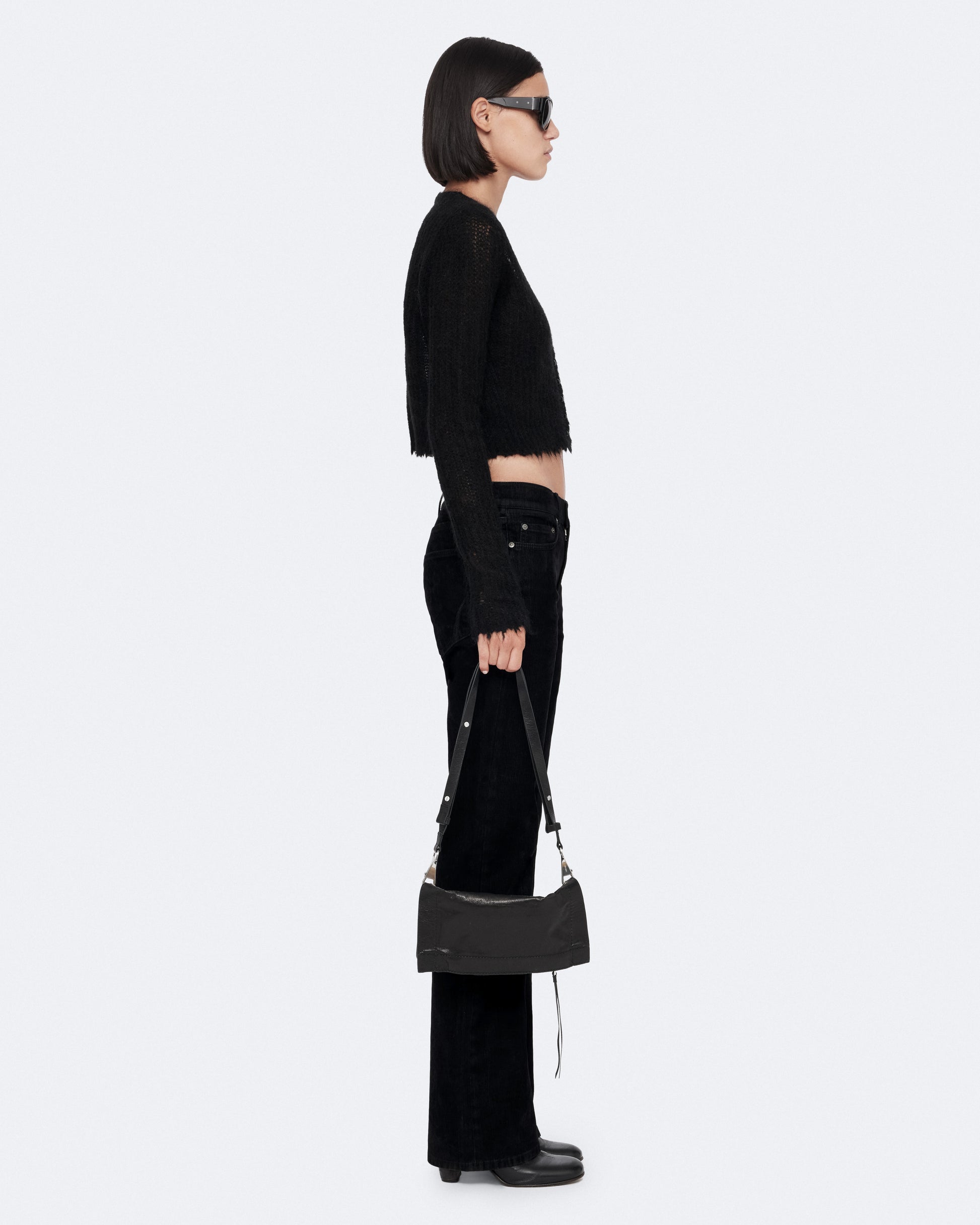 Black Color Mabel Crop Cardigan from AllSaints