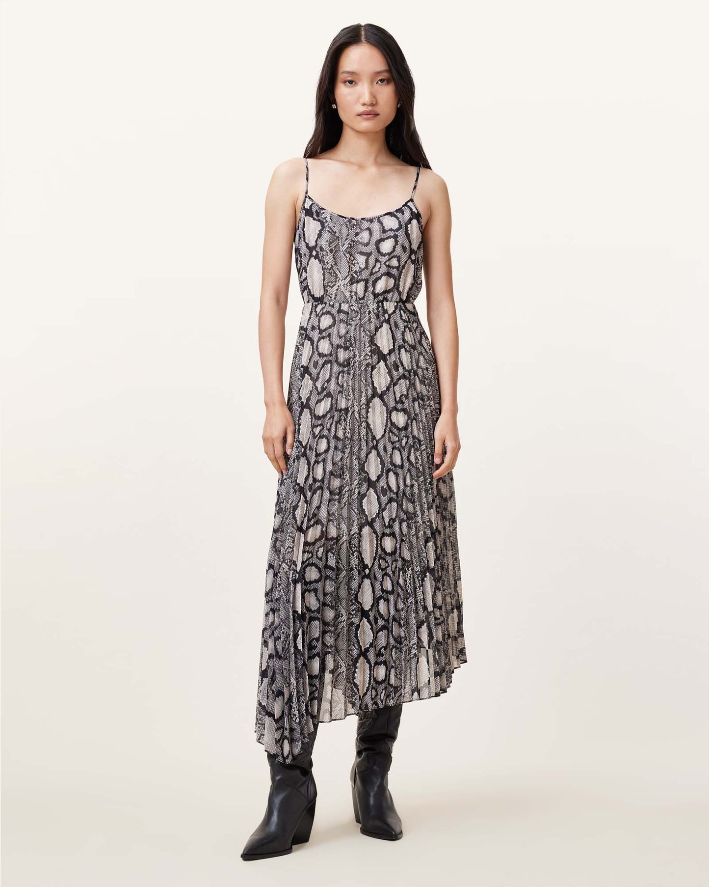 FLOW ECRU WHITE Color Donatella Dress from AllSaints