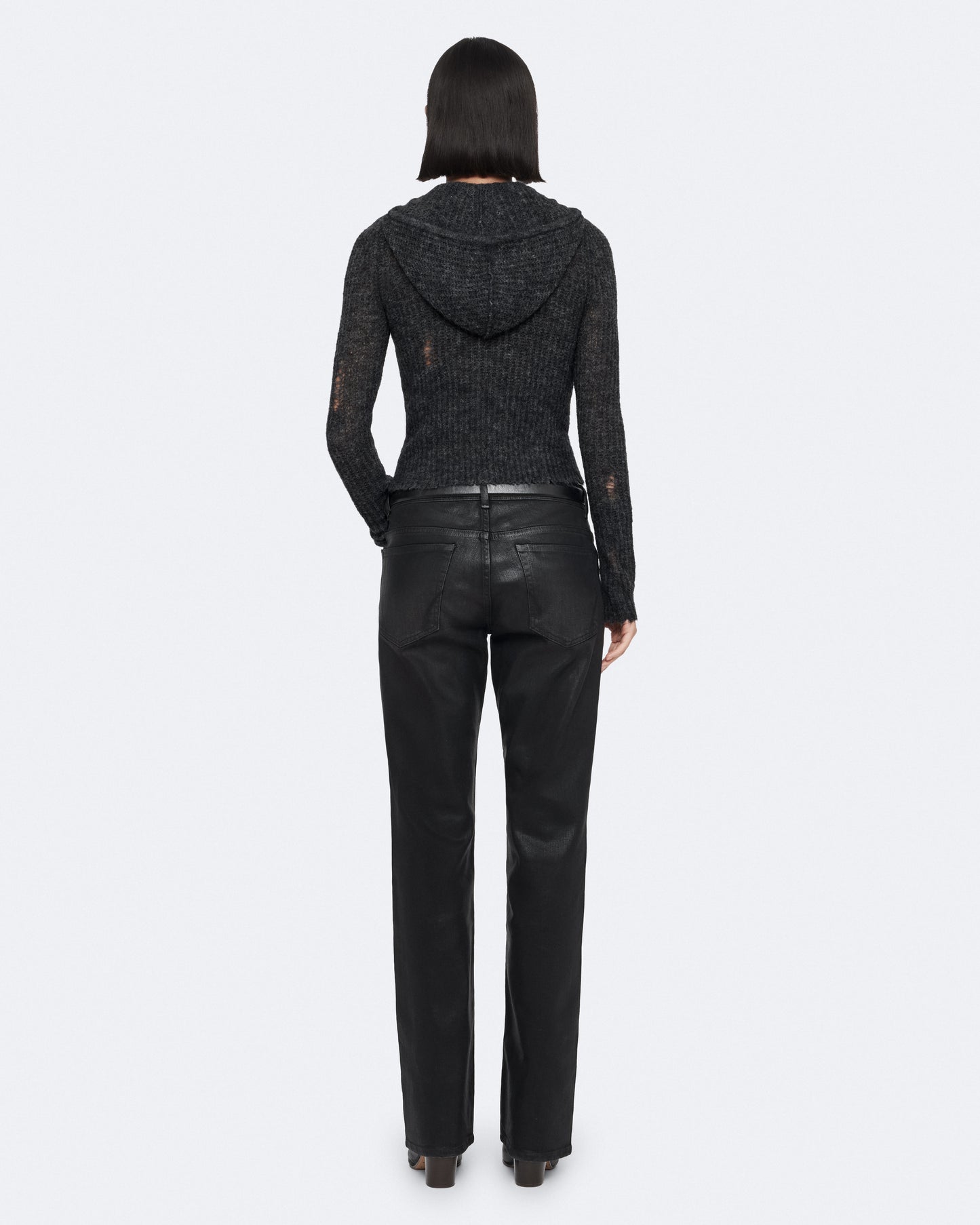 Charcoal Grey Color Mabel Hoodie from AllSaints