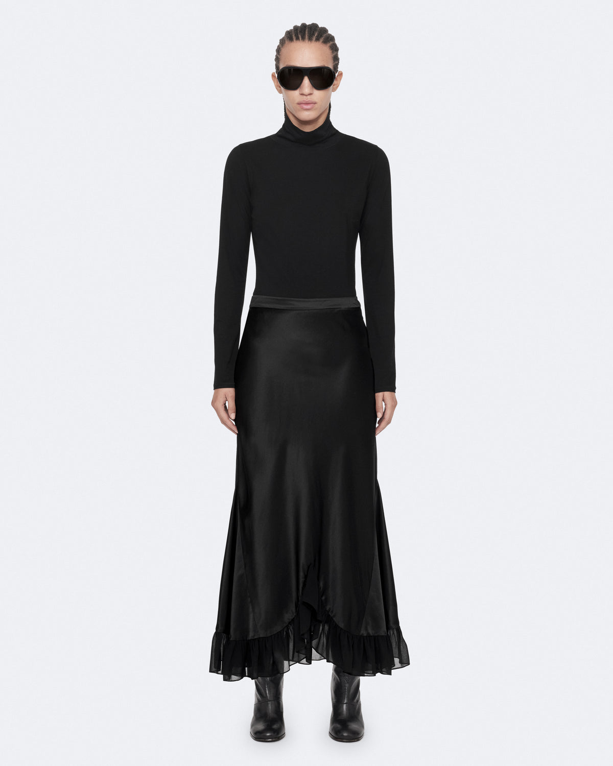 Black Color Irma Skirt from AllSaints