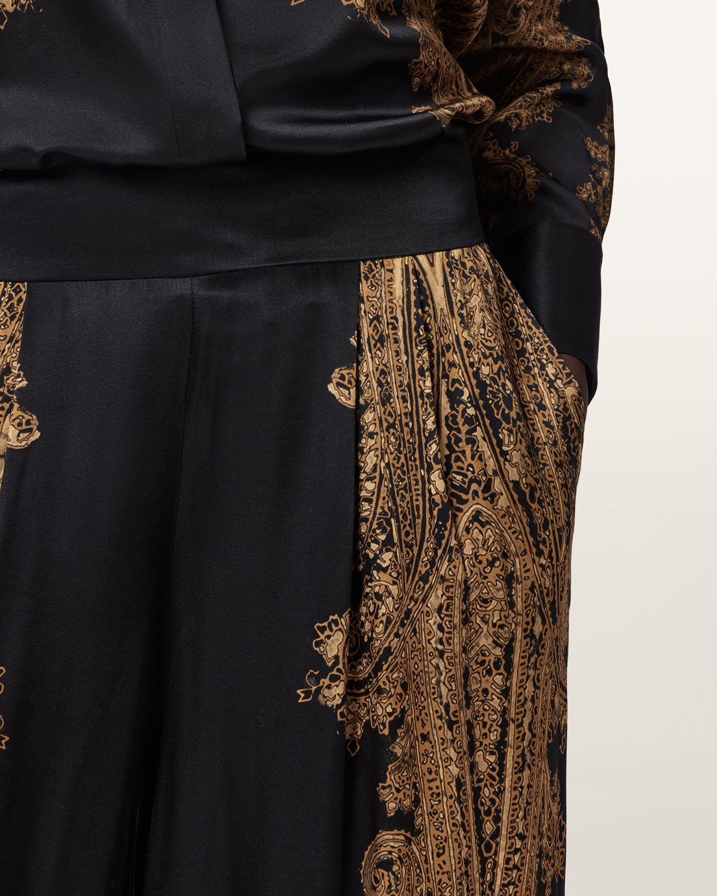 ELLA BLACK Color Leanne Trousers from AllSaints