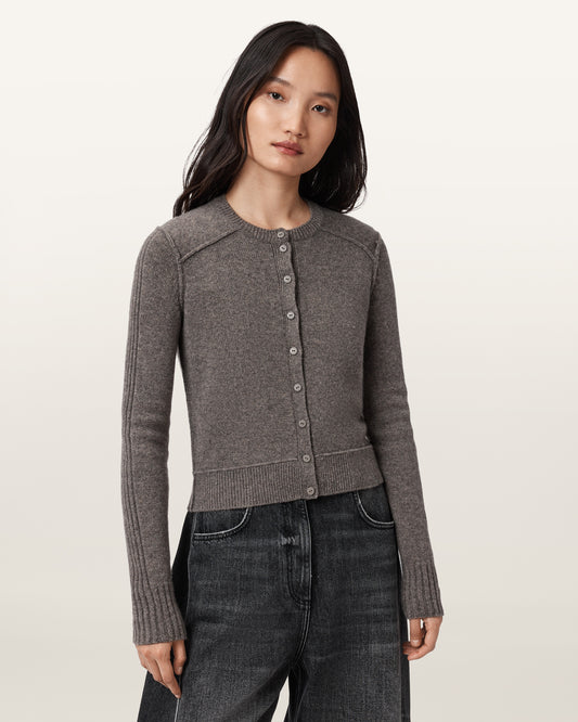 FAWN BROWN Color Ester Cardigan from AllSaints