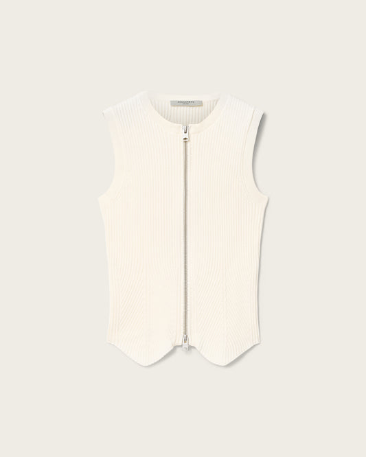 Cruz Zip Waistcoat Knit