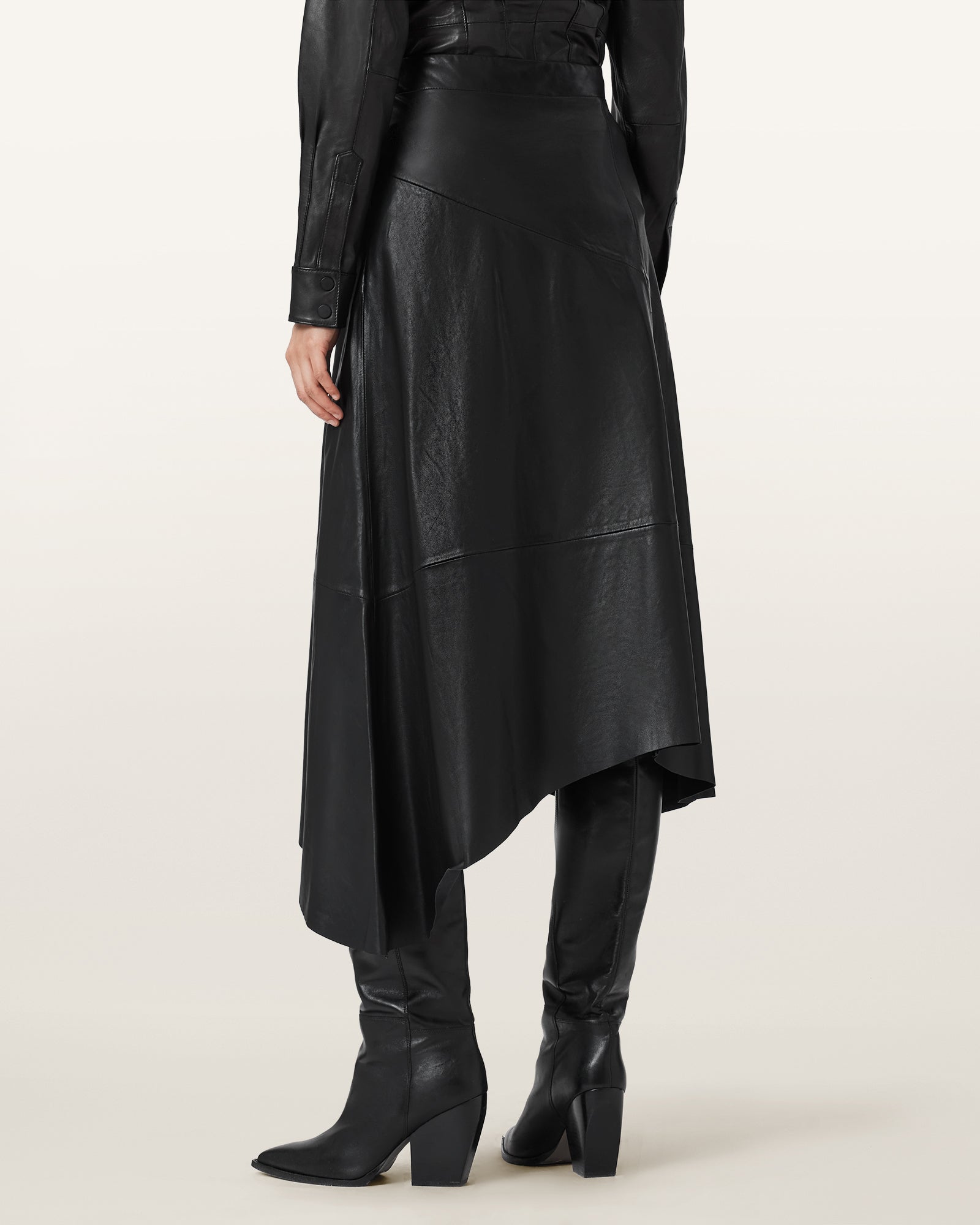 Gia Leather Skirt
