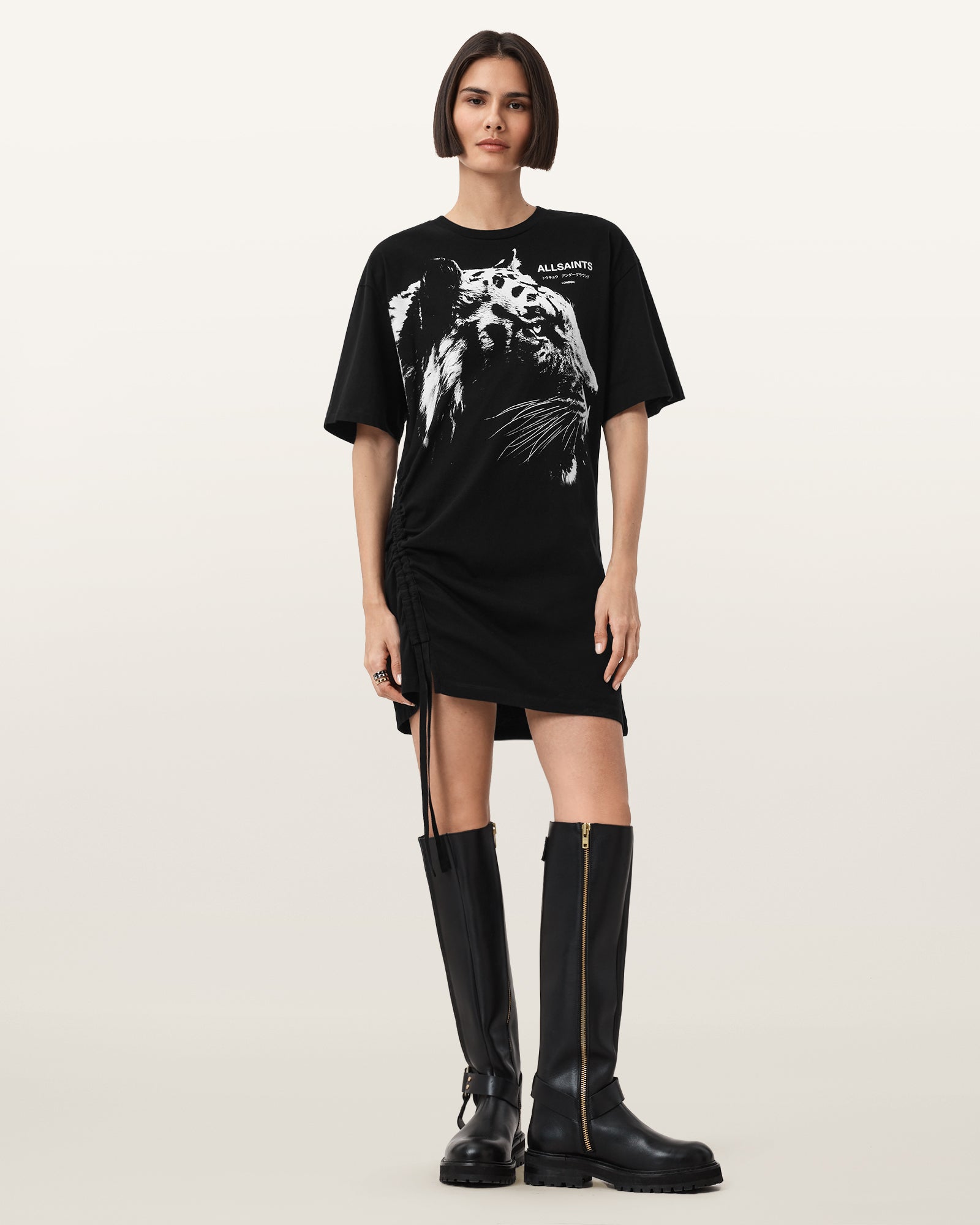 Black Color Ivana Naenia Dress from AllSaints
