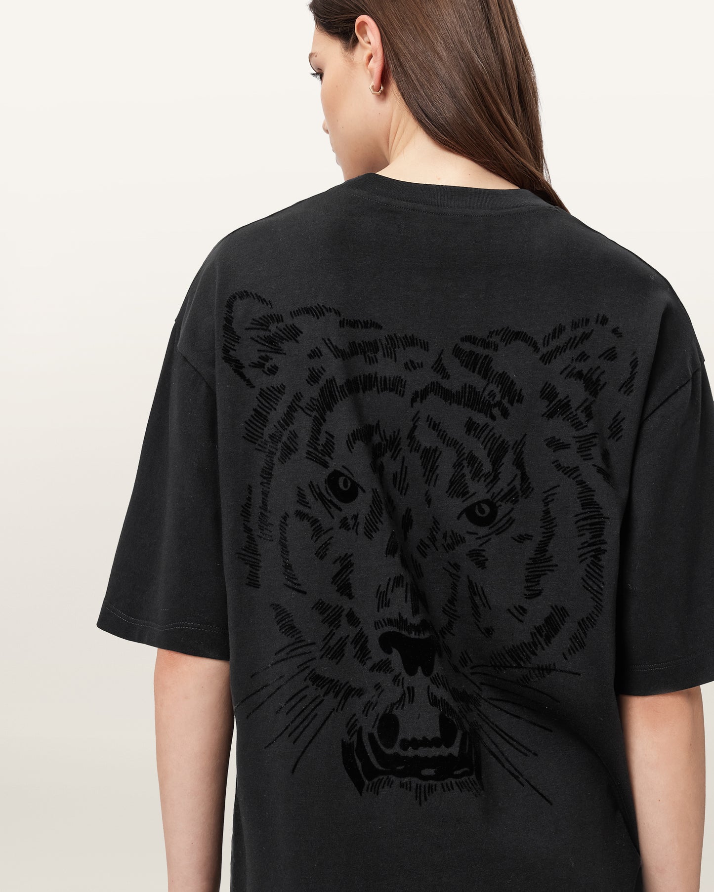 Black Color Hunter Amelie Tee from AllSaints