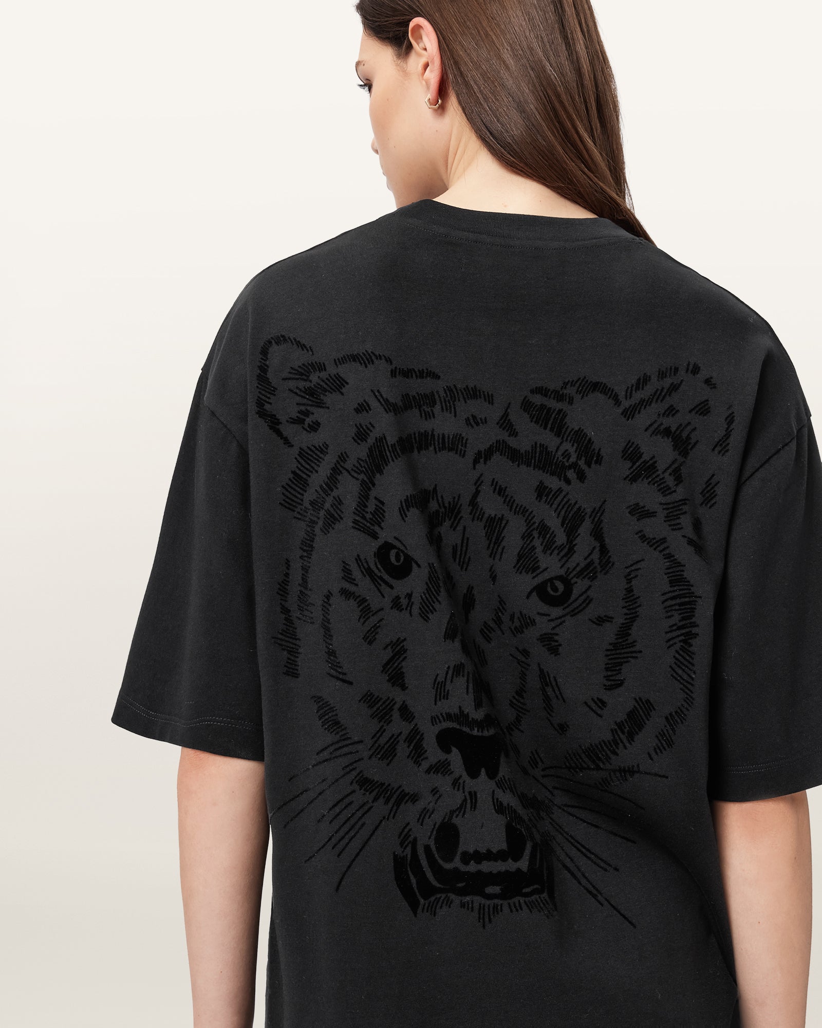 Black Color Hunter Amelie Tee from AllSaints