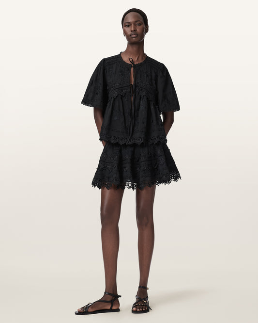 Black Color Lillith Skirt from AllSaints